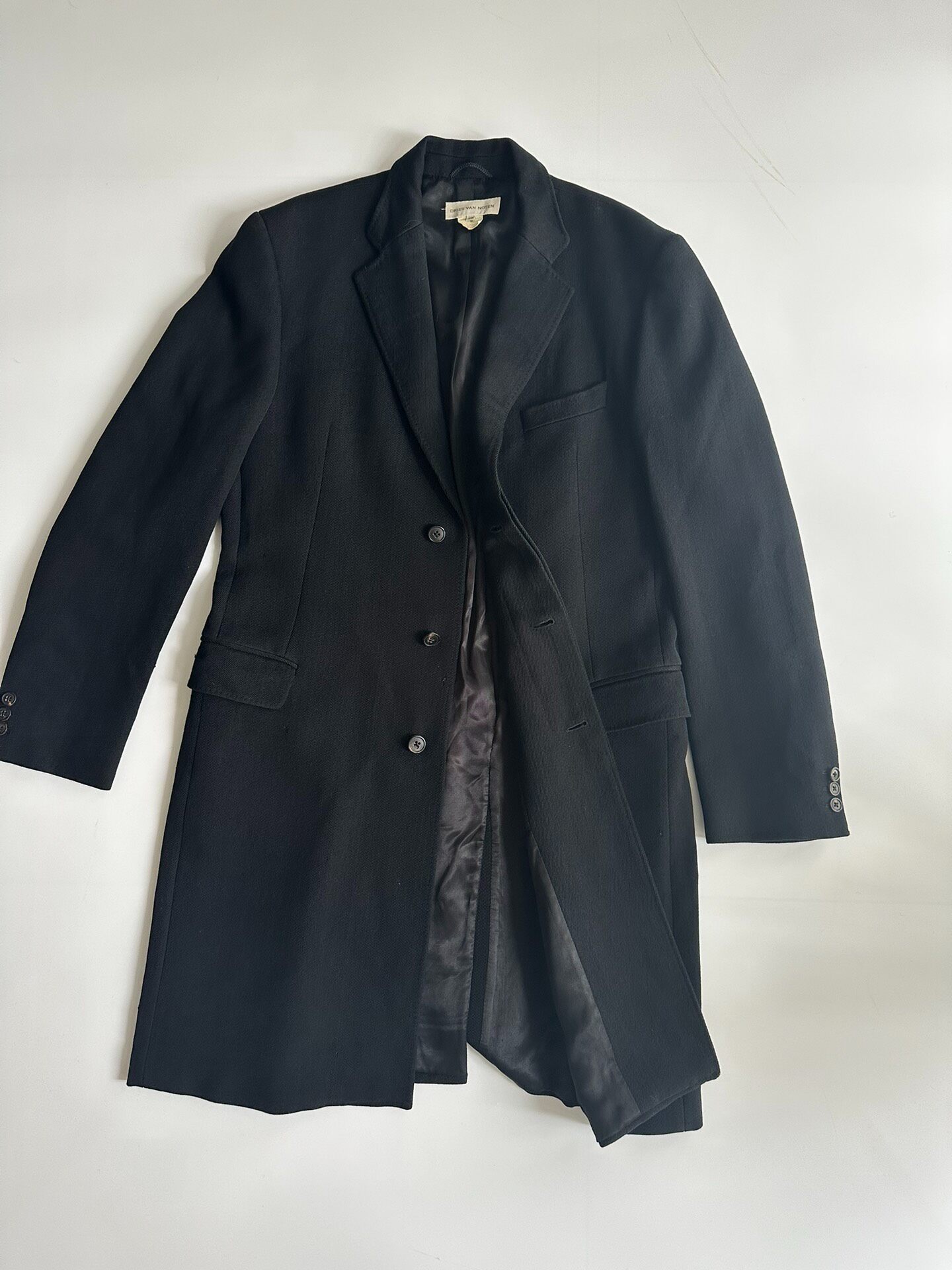 Dries Van Noten Wool Overcoat — front
