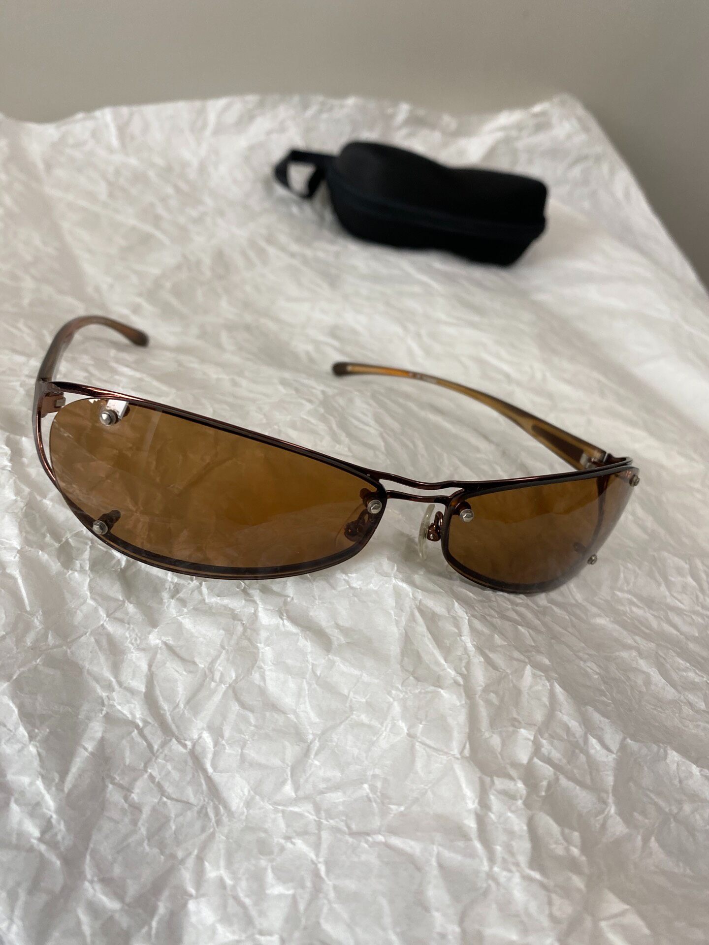 Jean Paul Gaultier Brown Lens Sunglasses — front