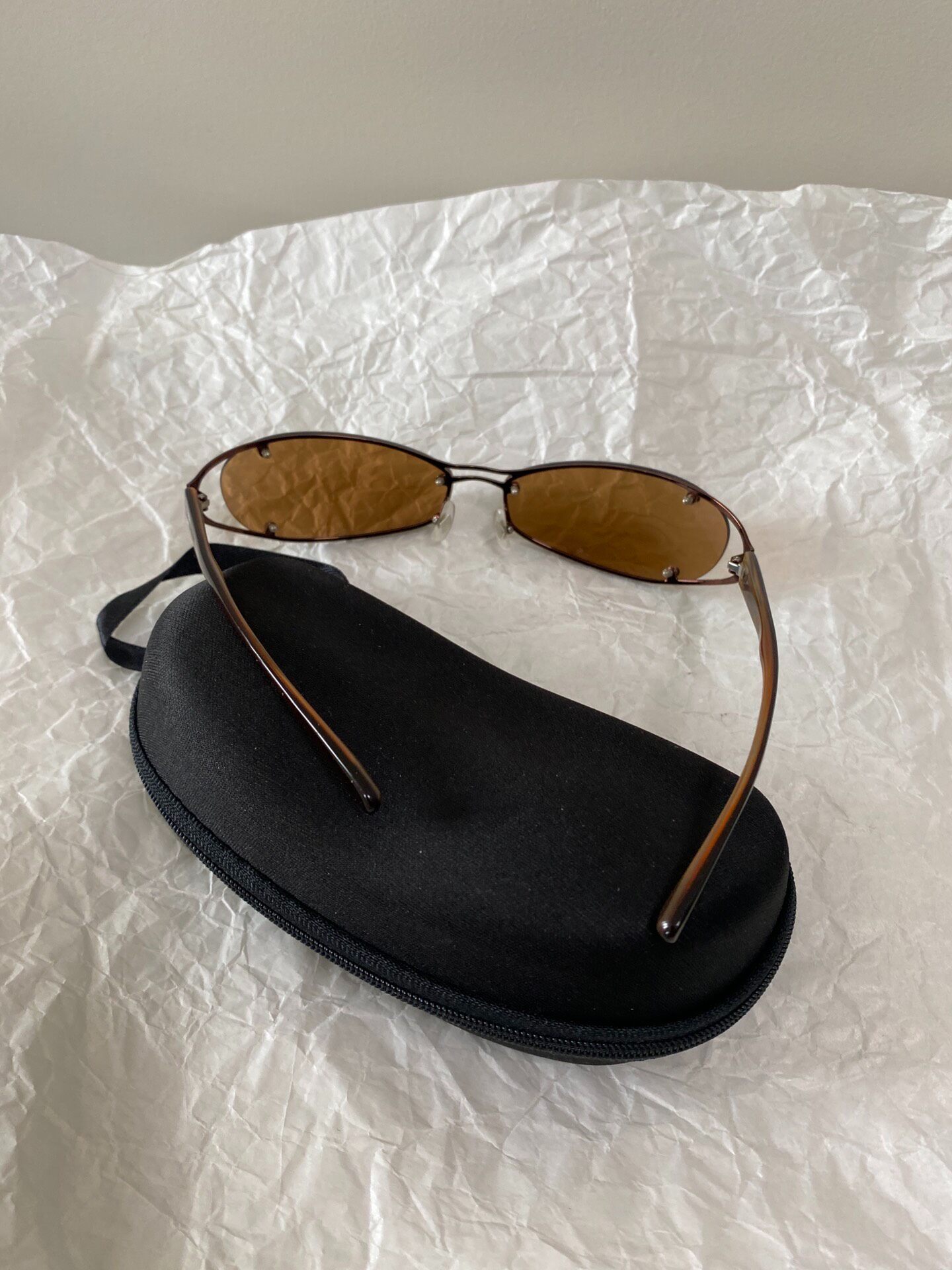 Jean Paul Gaultier Brown Lens Sunglasses — back