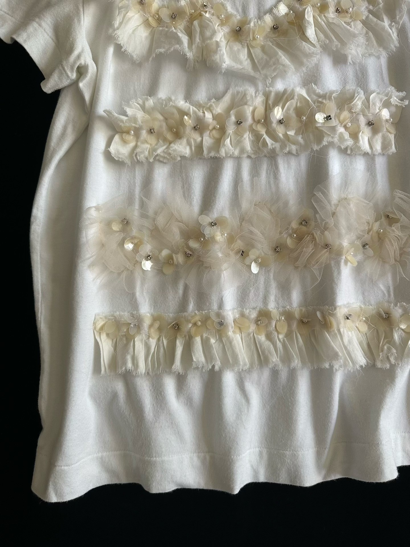 Comme des Garcons Tricot Short Sleeve Top — front