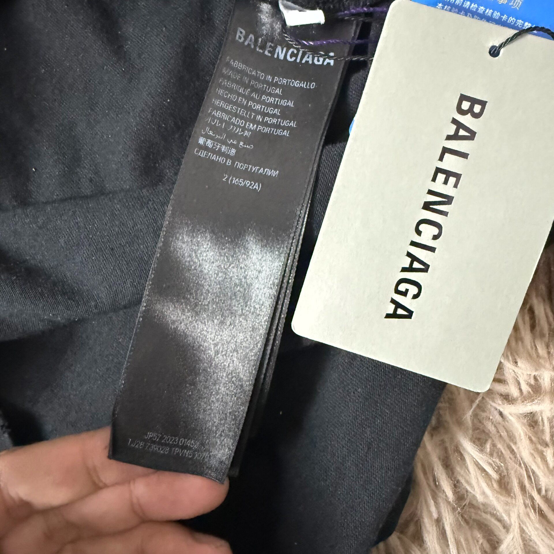 Balenciaga 2024 Dragon Year Flame Tee — back