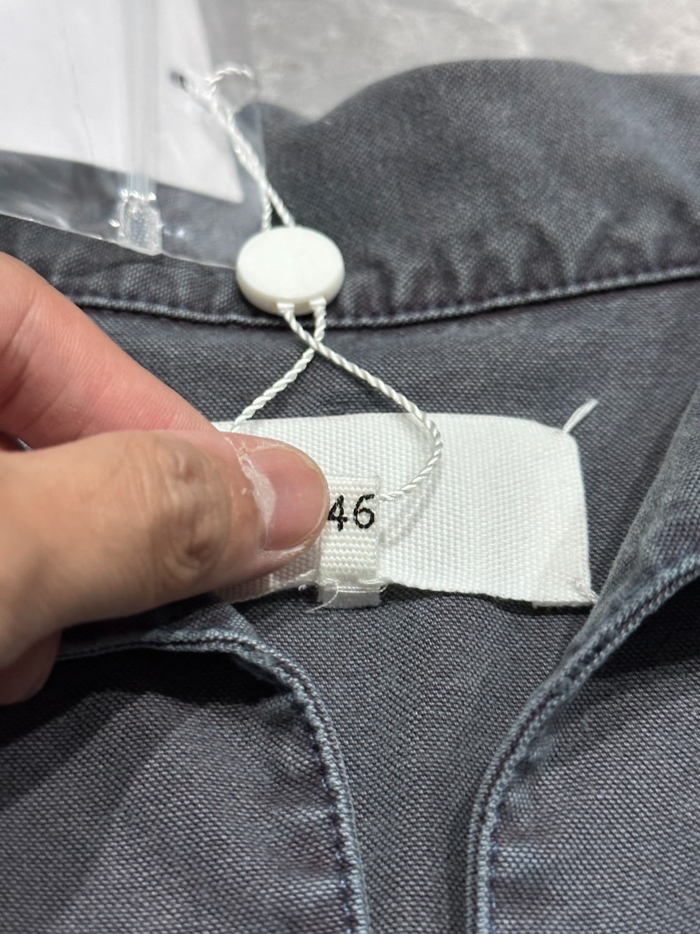 Maison Margiela MM6 Oversize Denim Pullover — label