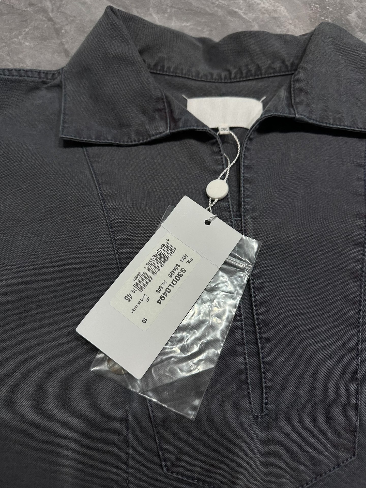 Maison Margiela MM6 Oversize Denim Pullover — detail