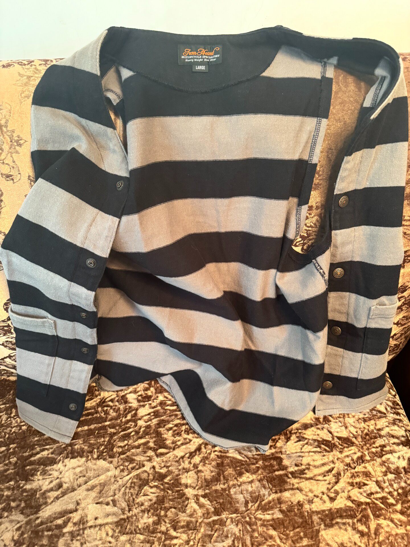 Iron HEART IHTB-01 Striped Vest — front