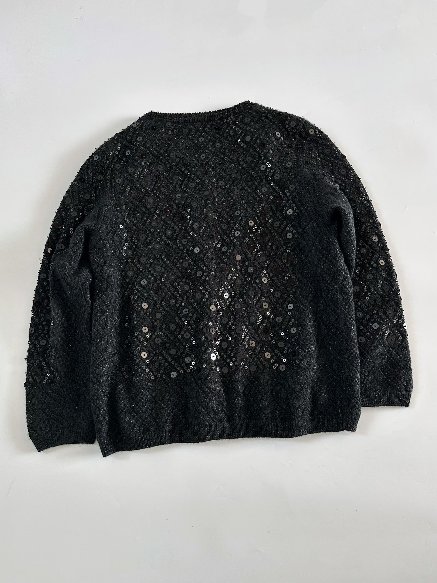 Dries Van Noten Sequin Open Cardigan — back