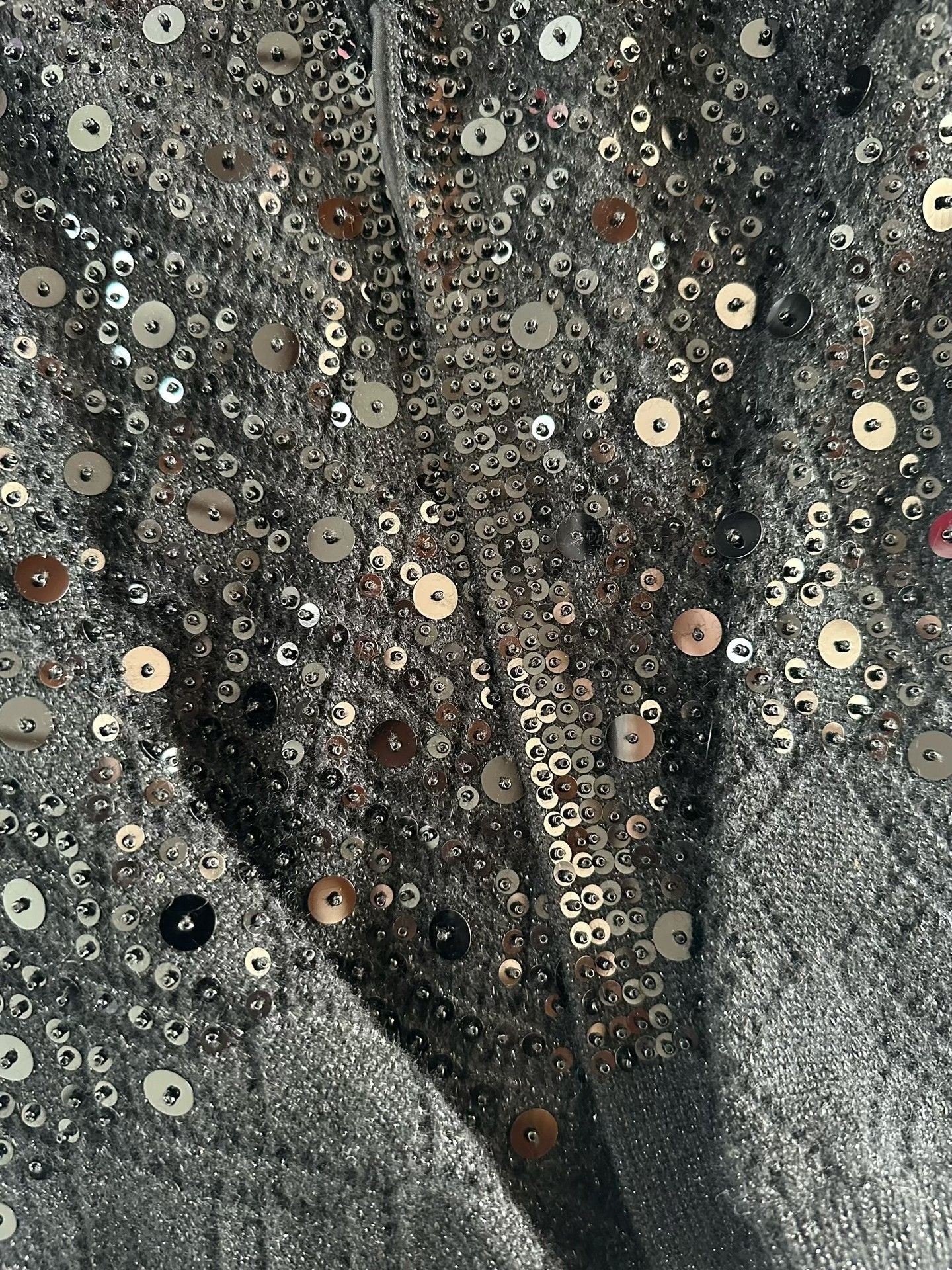 Dries Van Noten Sequin Open Cardigan — detail