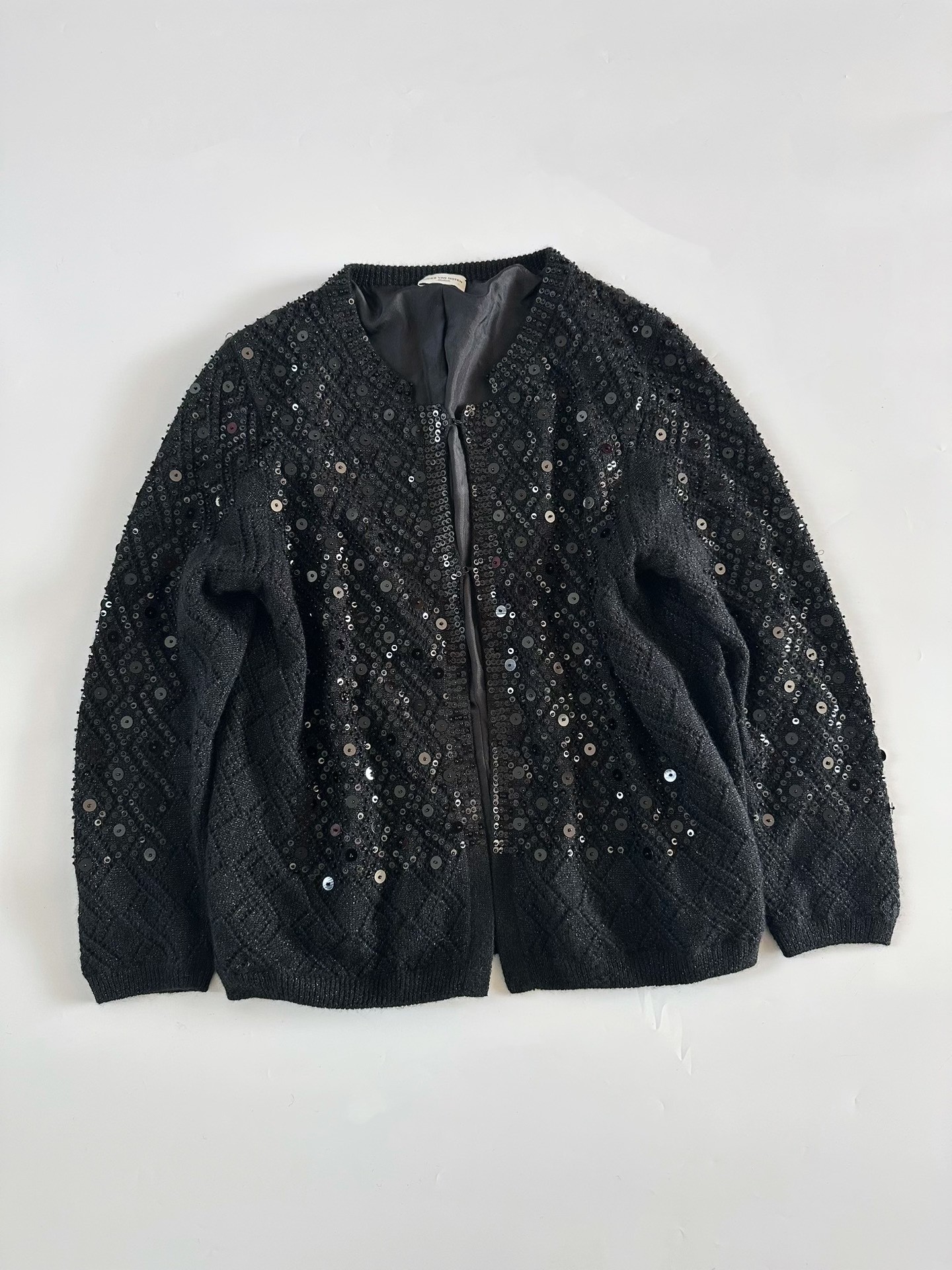 Dries Van Noten Sequin Open Cardigan