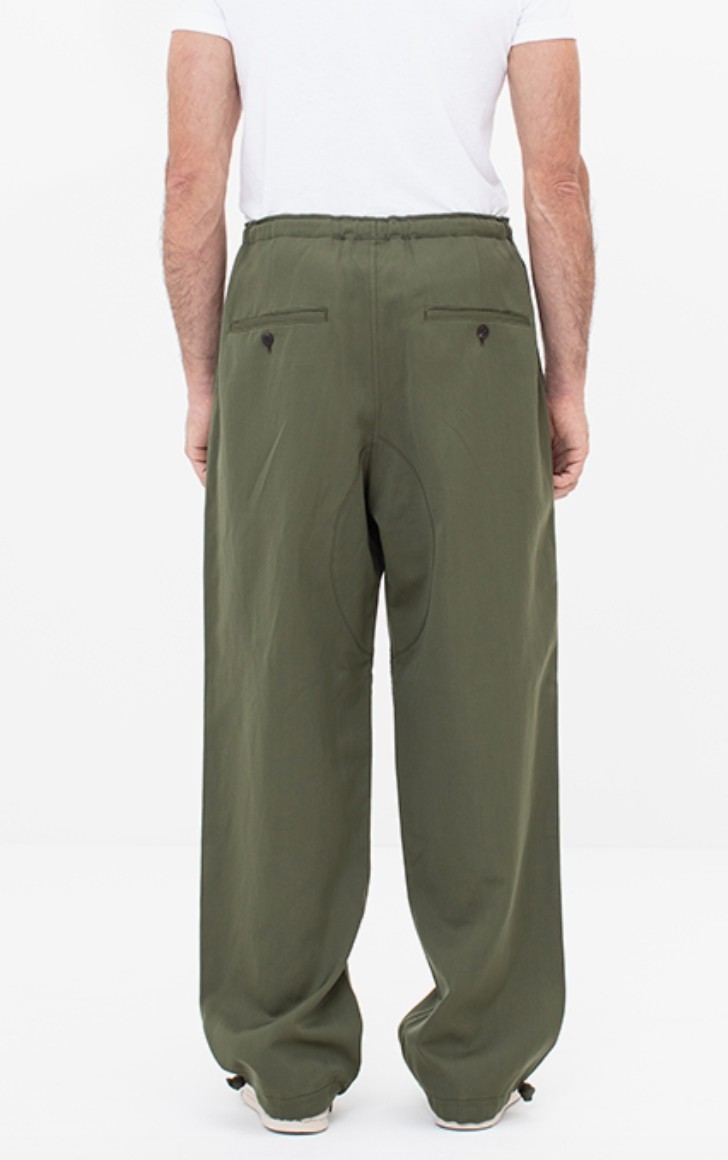 Visvim 25SS Sharma Olive Pants — detail