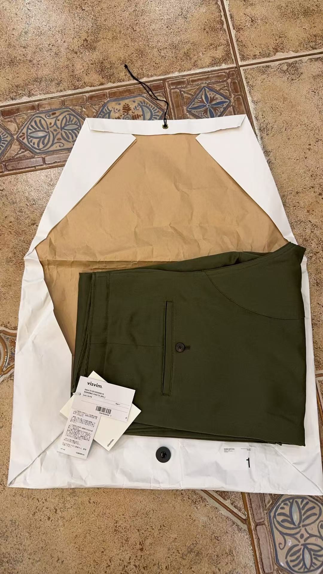 Visvim 25SS Sharma Olive Pants
