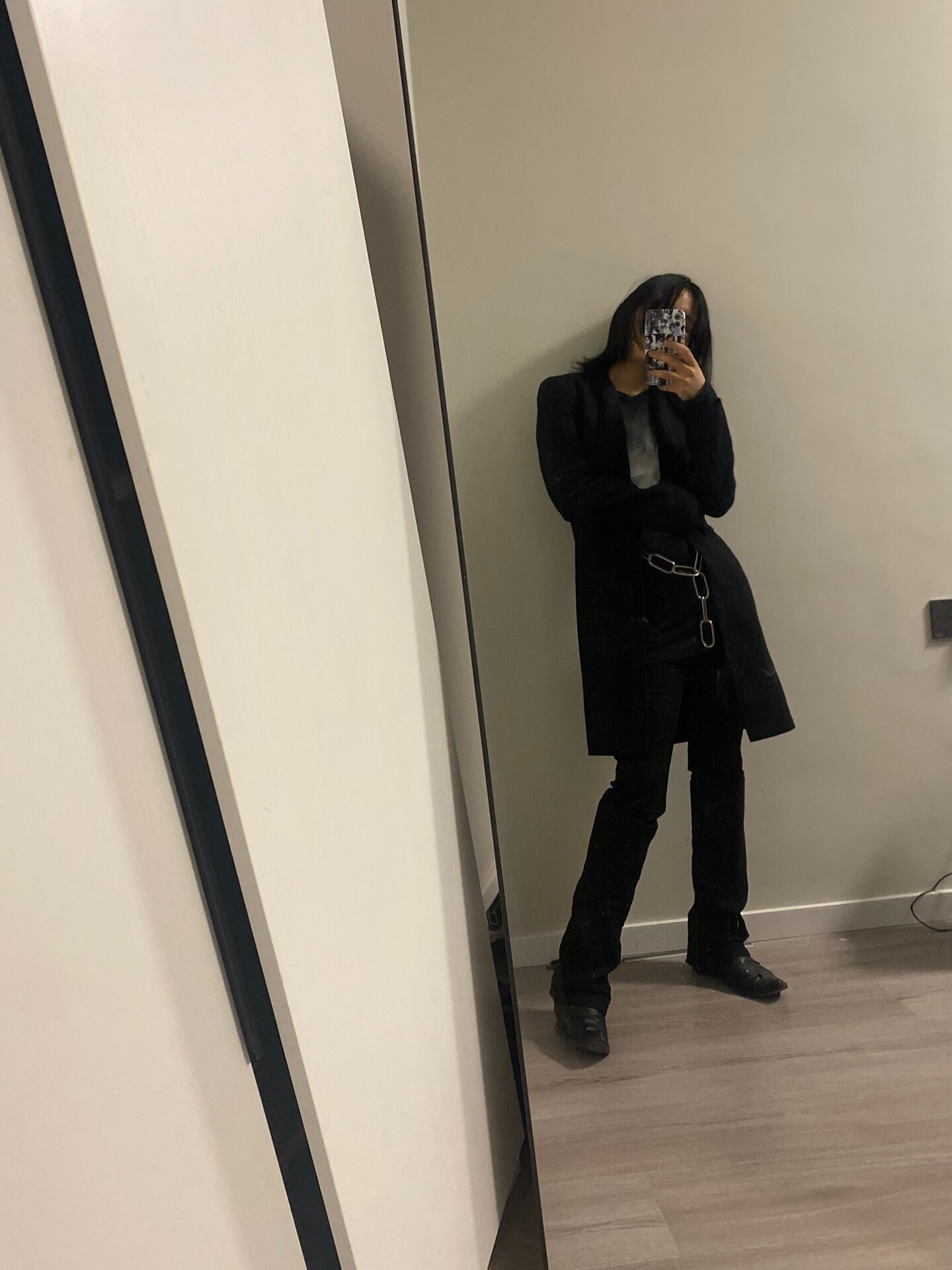 DIRK BIKKEMBERGS Structured Long Coat — front
