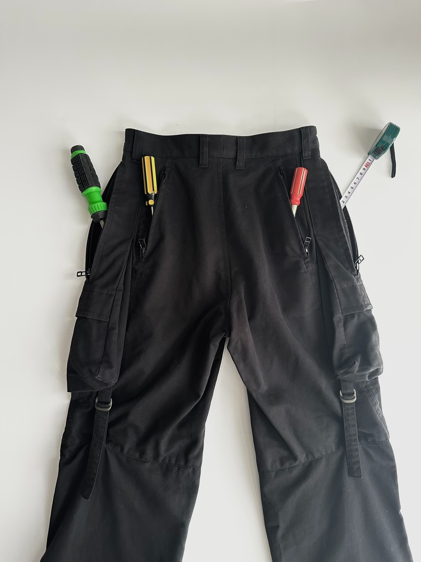Issey Miyake Strap Cargo Pants — label