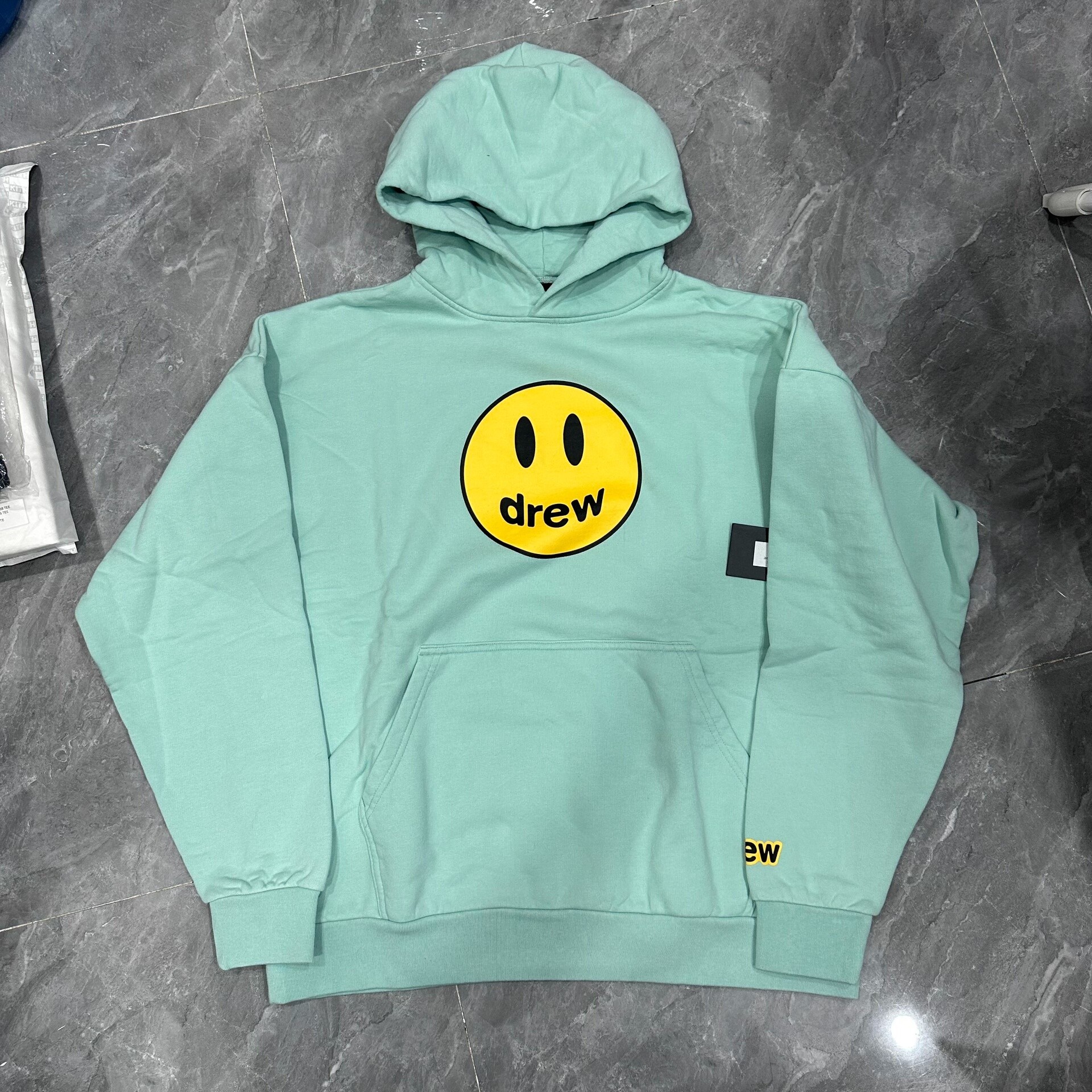 Drew House Mint Green Smiley Hoodie