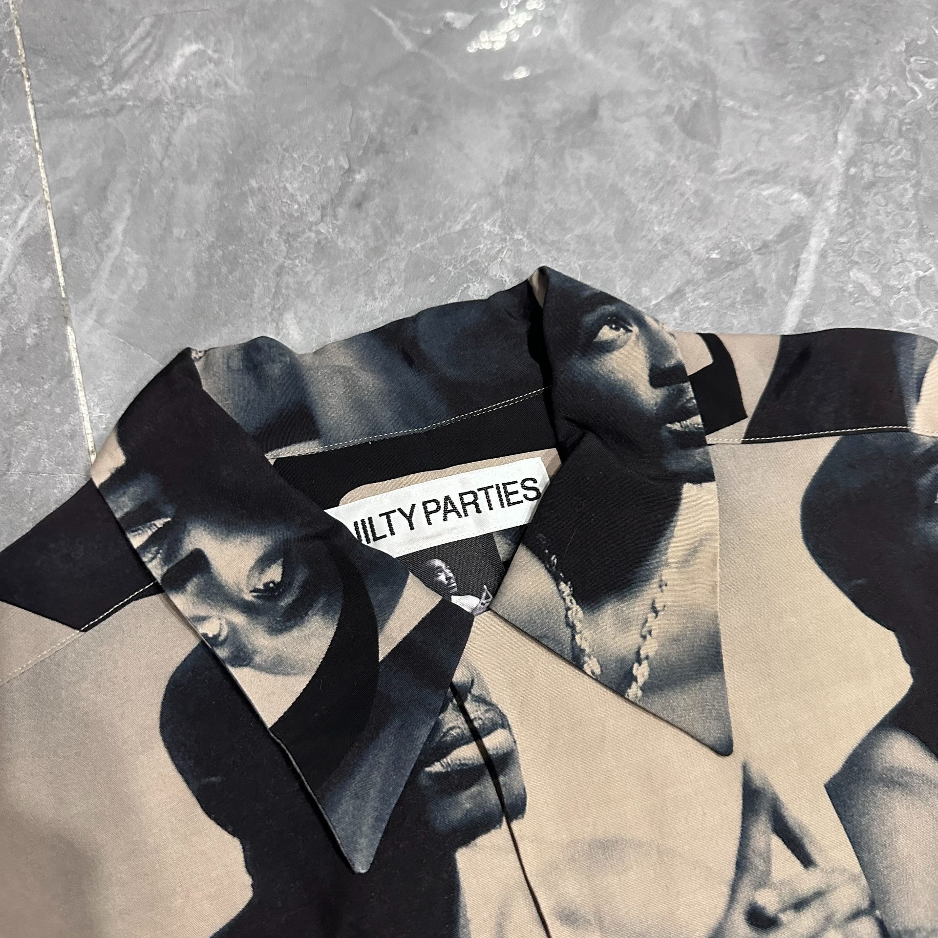 Wacko Maria 2PAC Guilty Party Shirt — detail