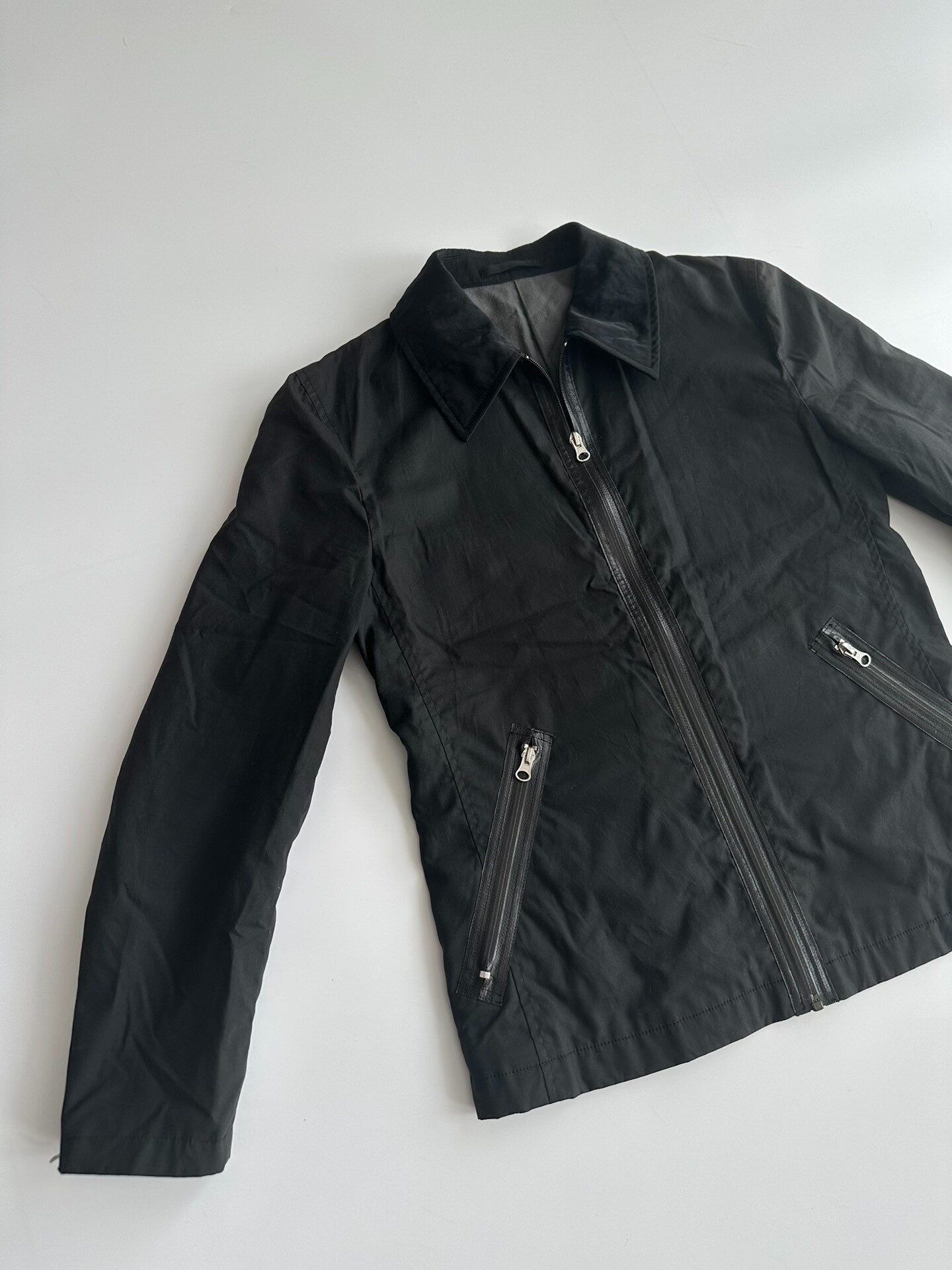 Comme des Garçons Homme Black Zip Jacket