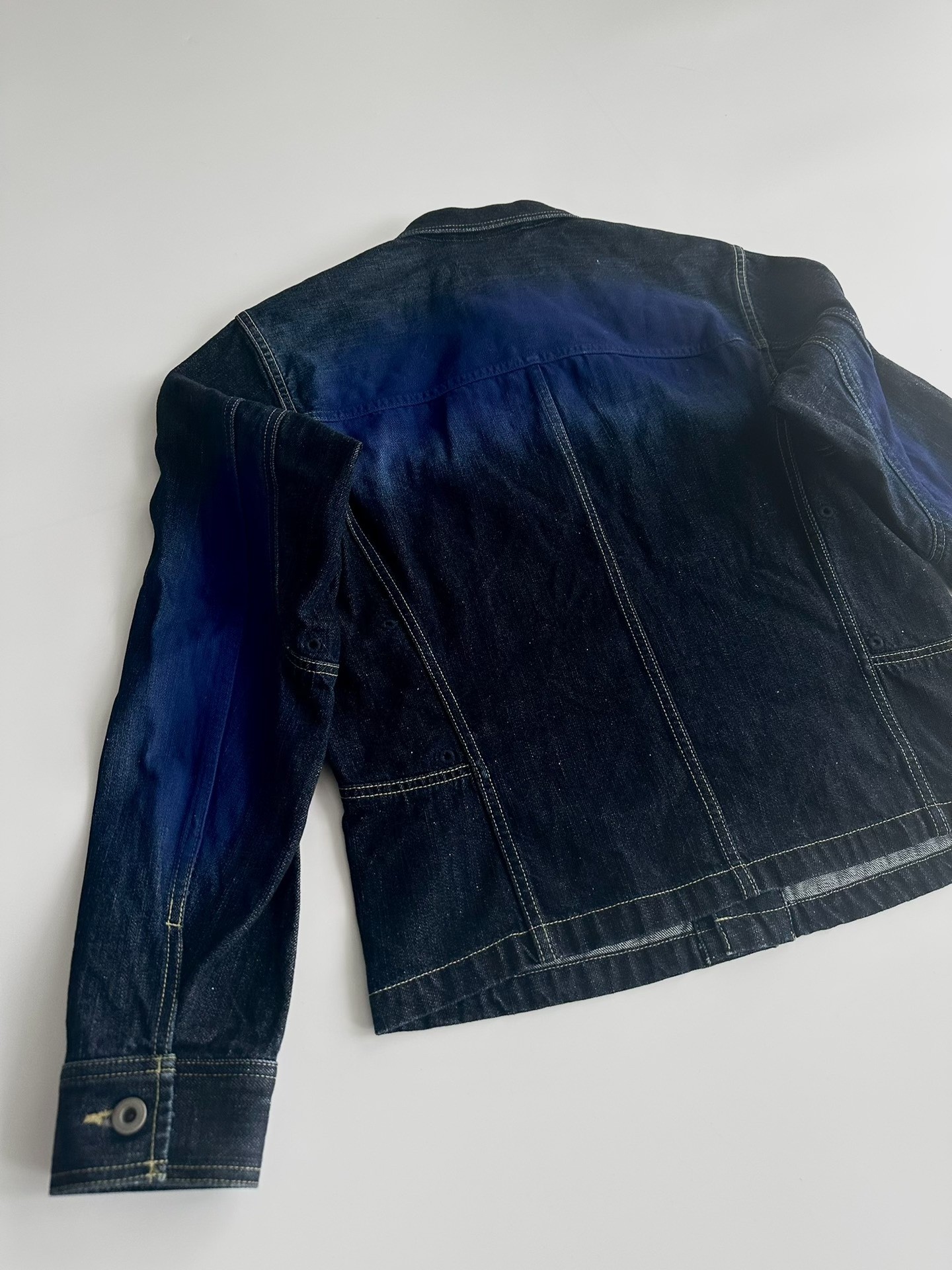 Issey Miyake 05SS Denim Jacket — detail