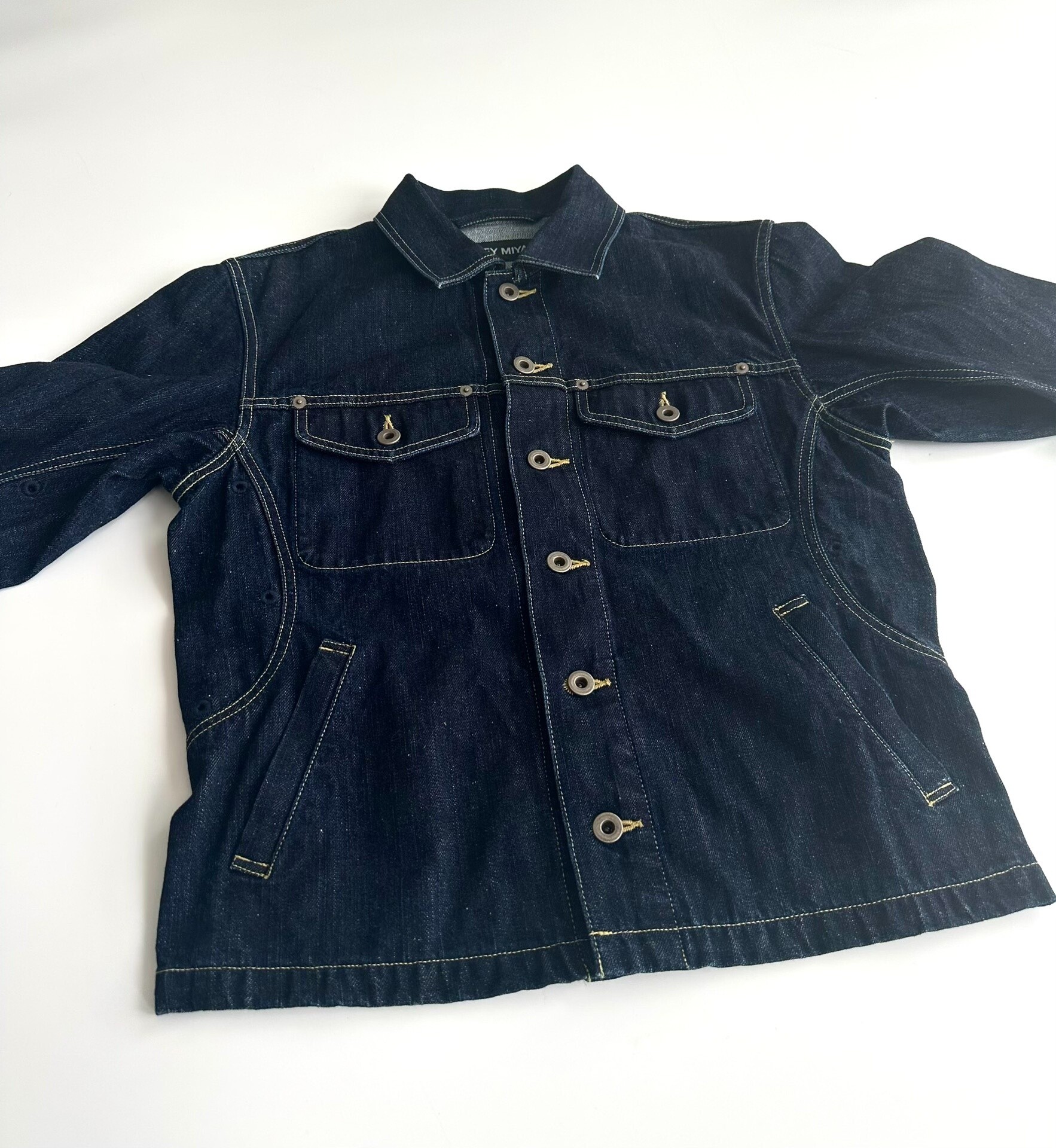 Issey Miyake 05SS Denim Jacket — label
