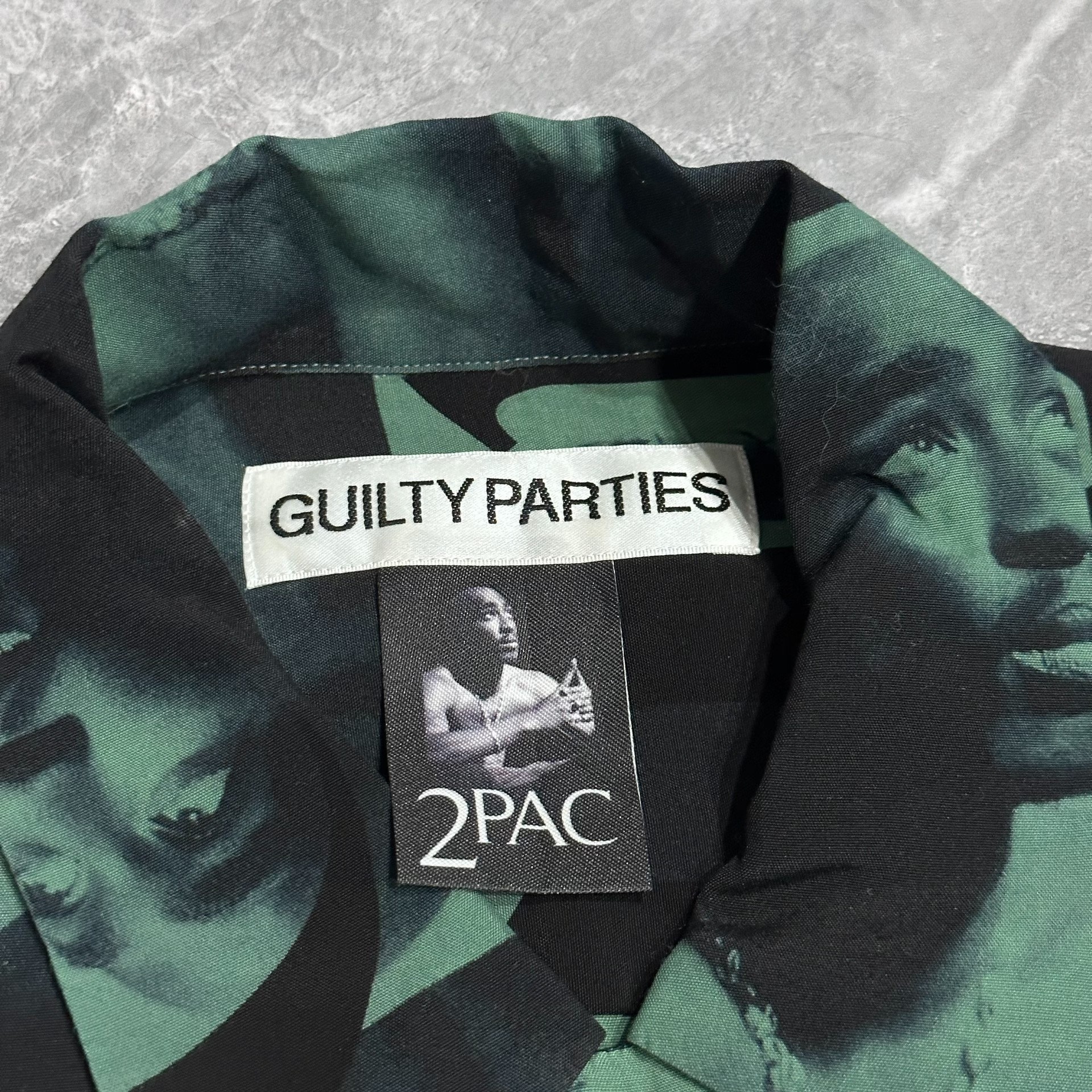 Wacko Maria 2PAC Guilty Party Silk Shirt — back