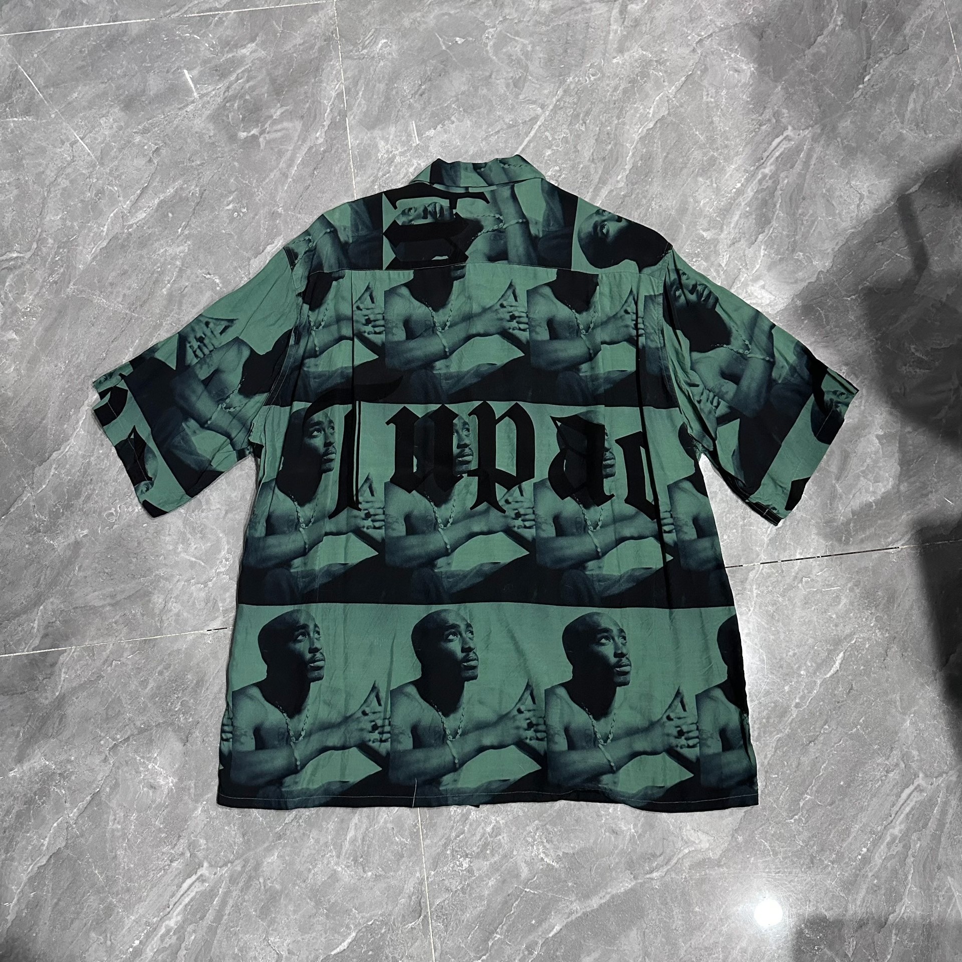 Wacko Maria 2PAC Guilty Party Silk Shirt — front