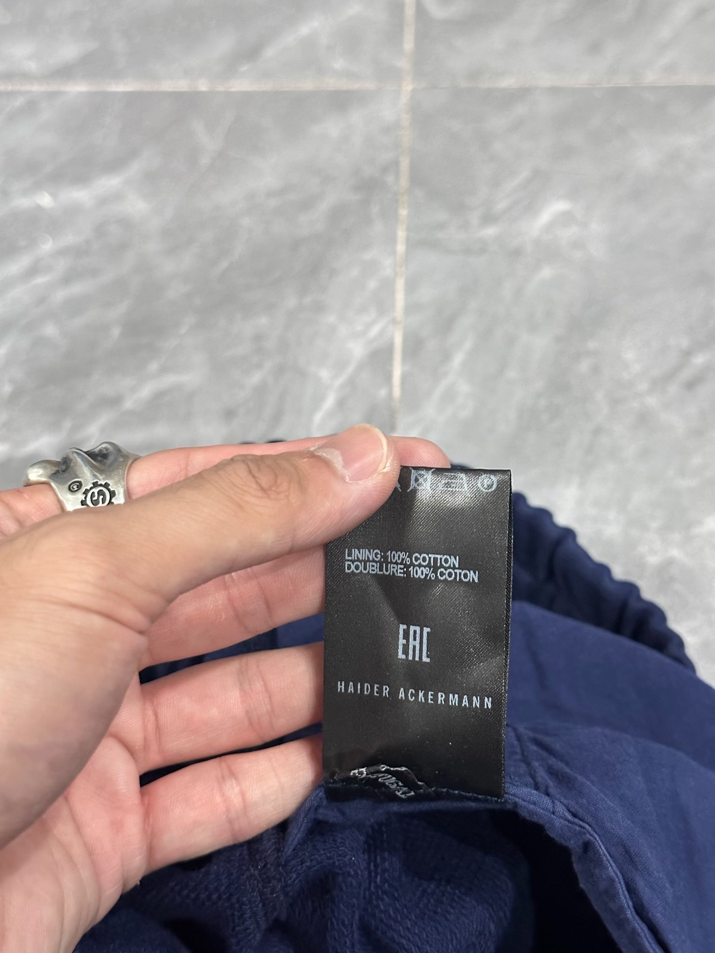 Haider Ackermann Perth Jogger Pants — label