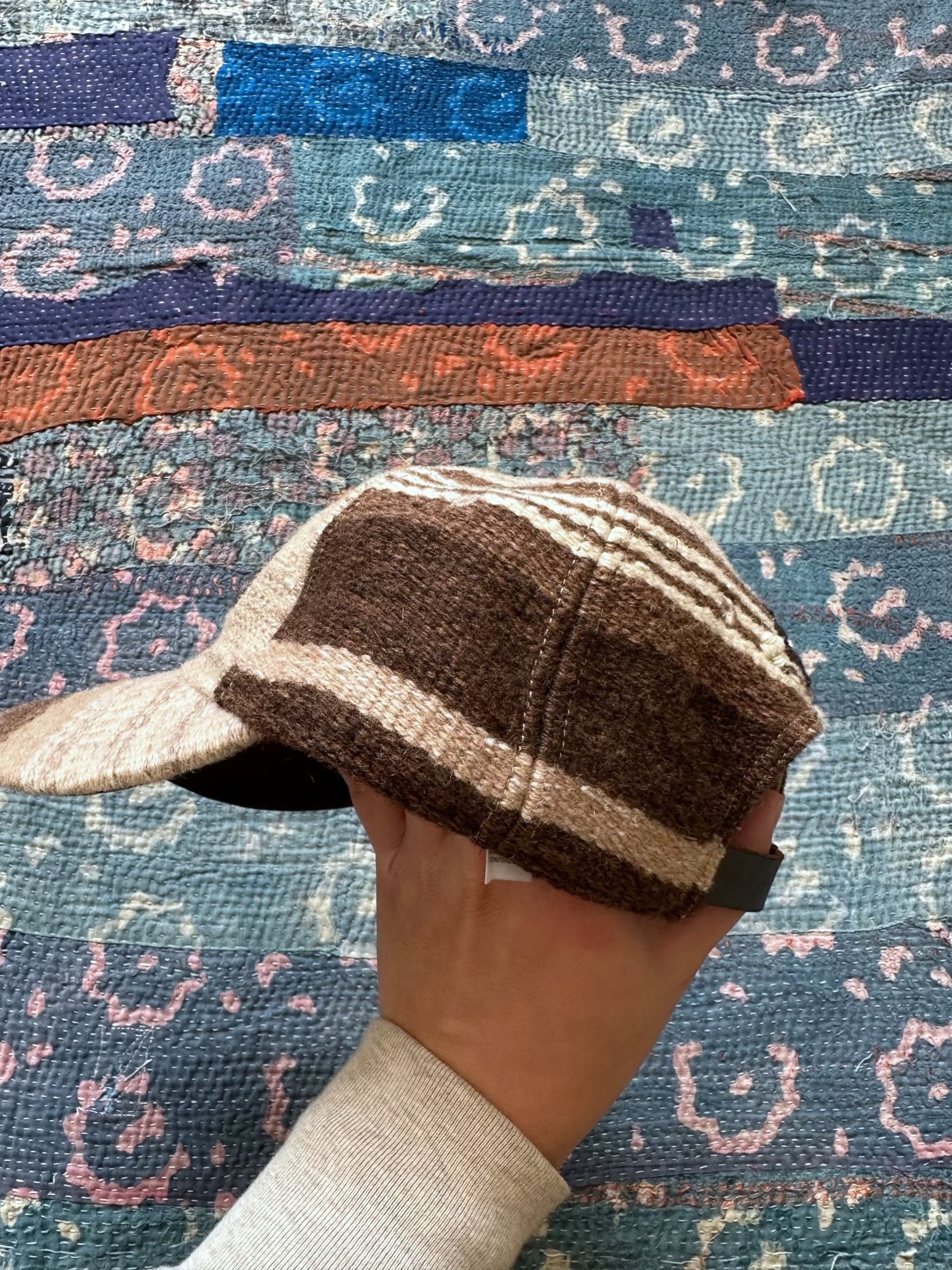 Polo Ralph Lauren Beige Brown Baseball Cap — back