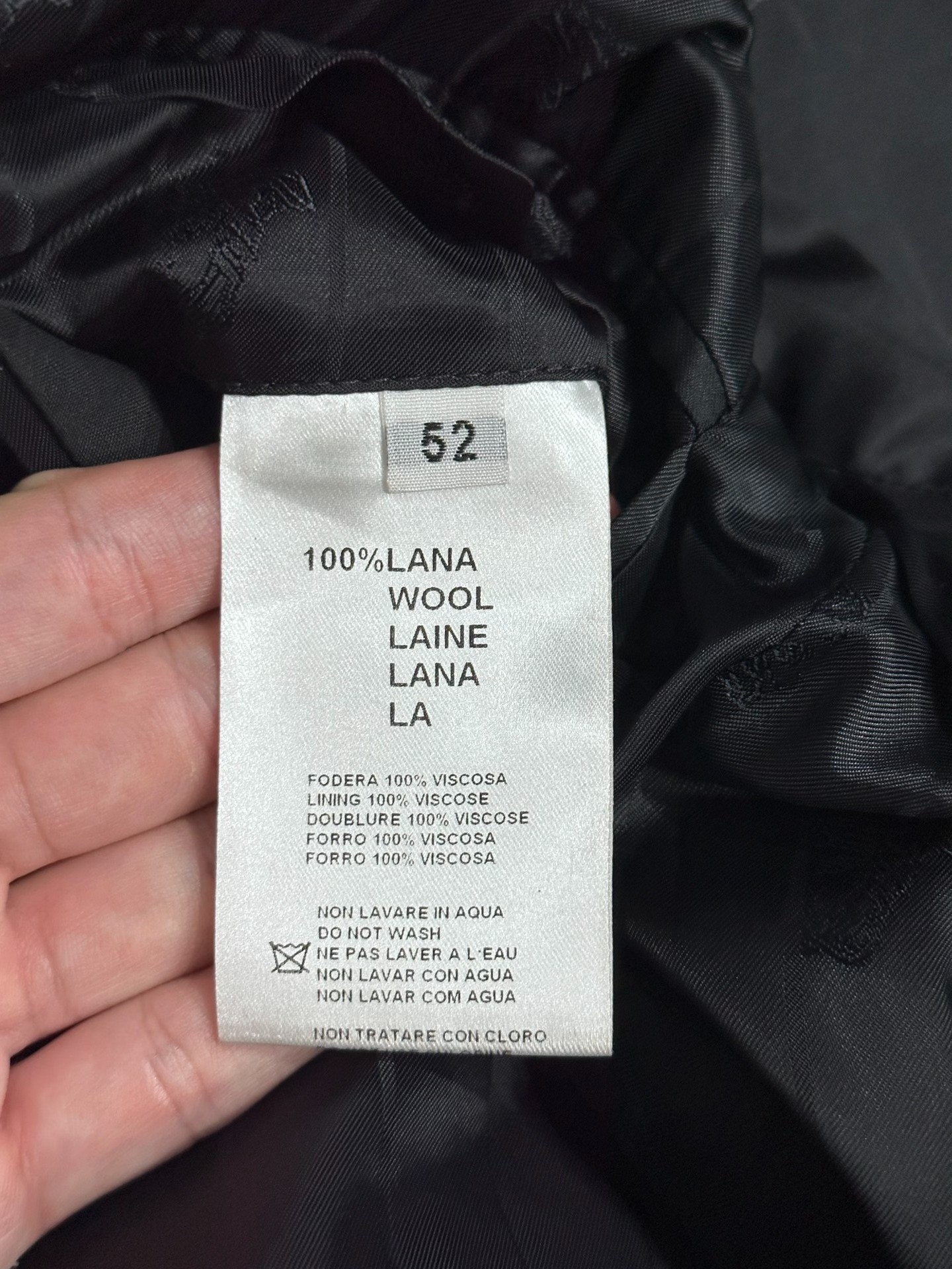 Versace Leather Lapel Tailored Blazer — back