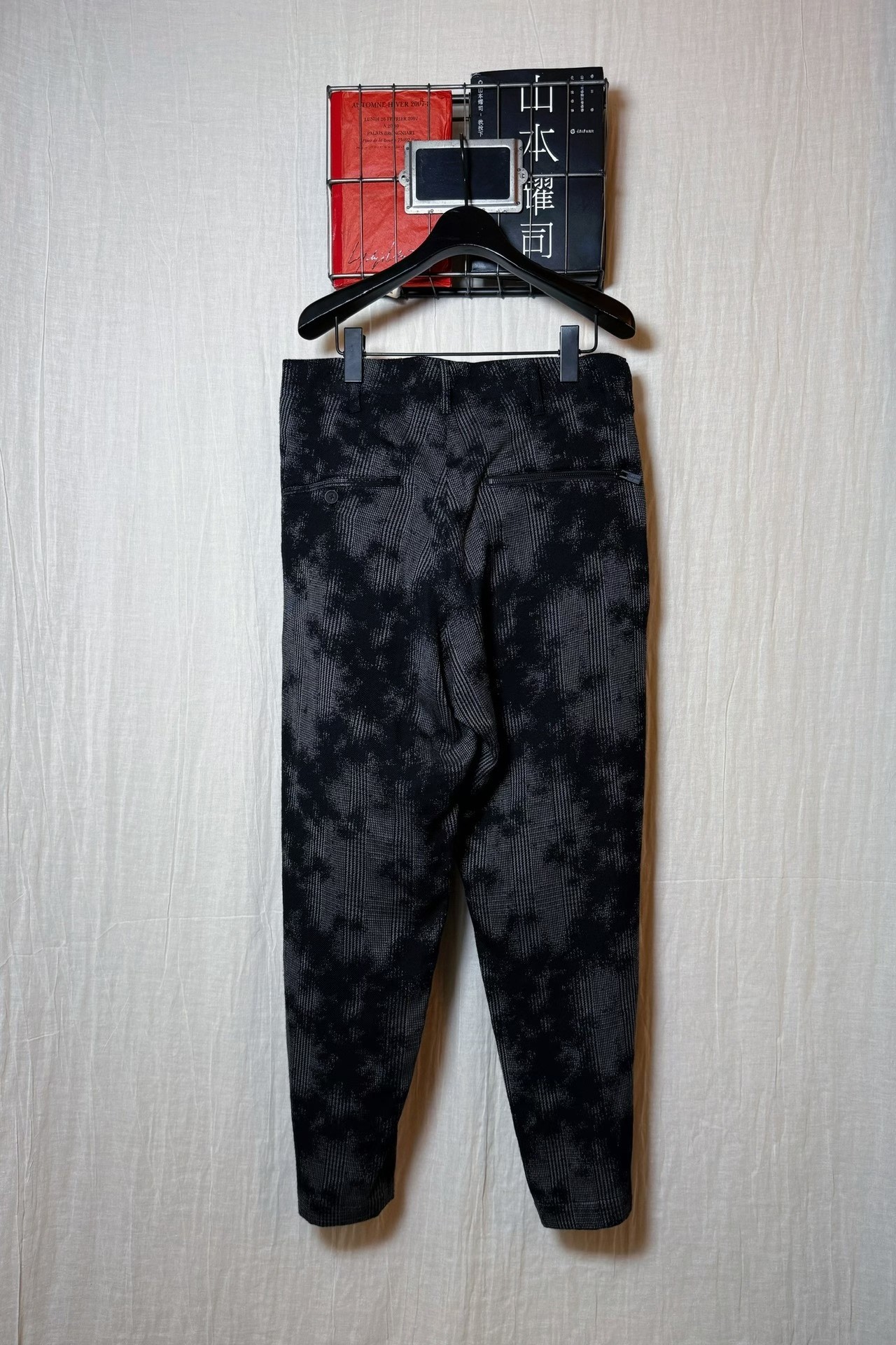 Yohji Yamamoto 19SS Splatter Trousers — label
