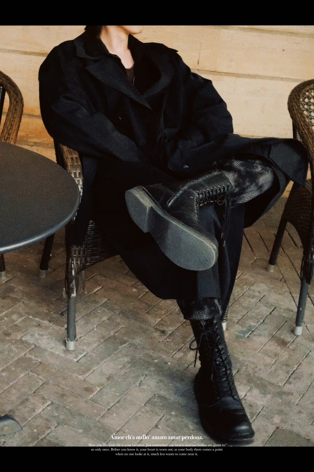 Yohji Yamamoto 19SS Splatter Trousers — back
