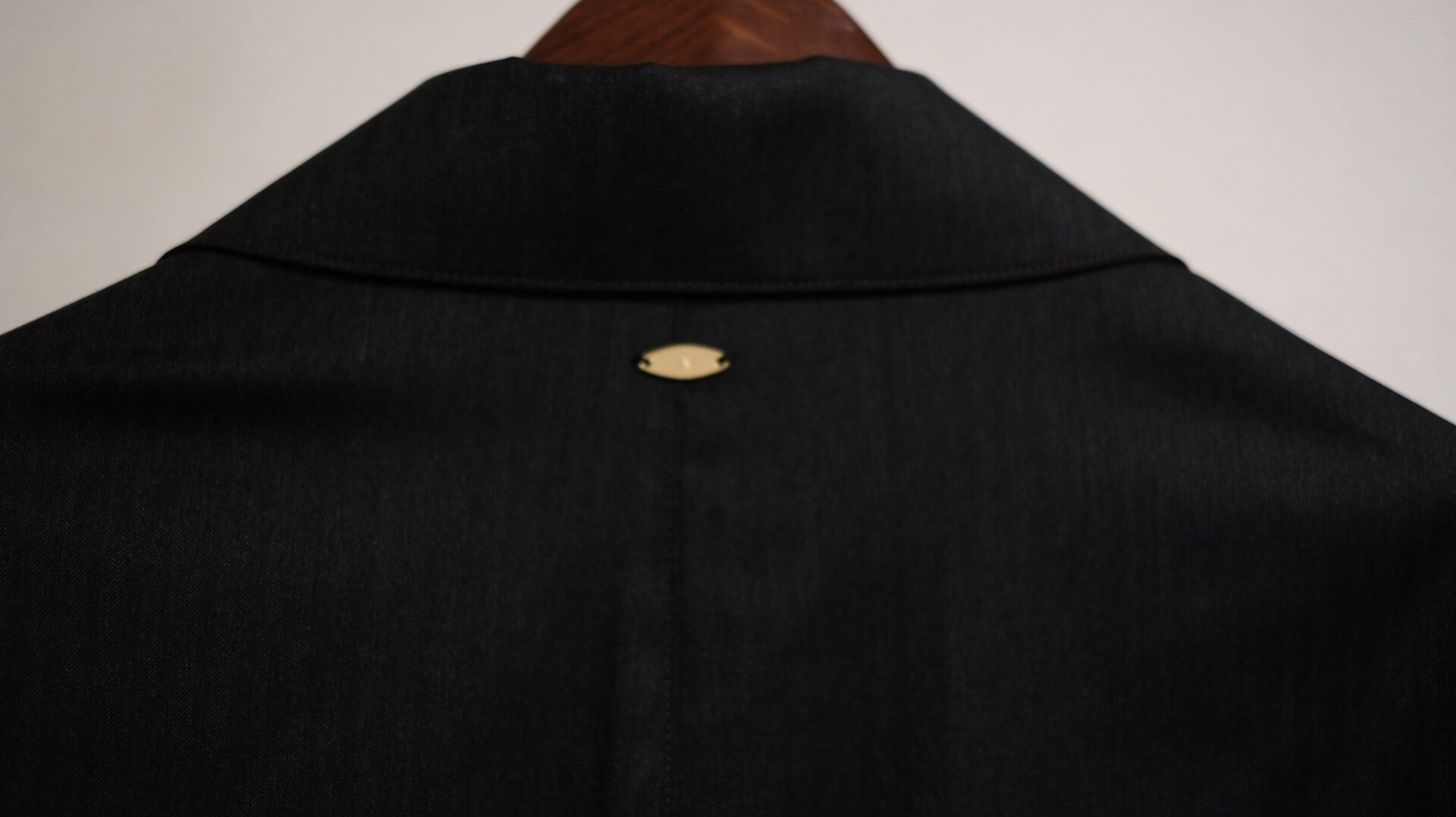 Assemblanc Loro Piana Wool Coat — detail
