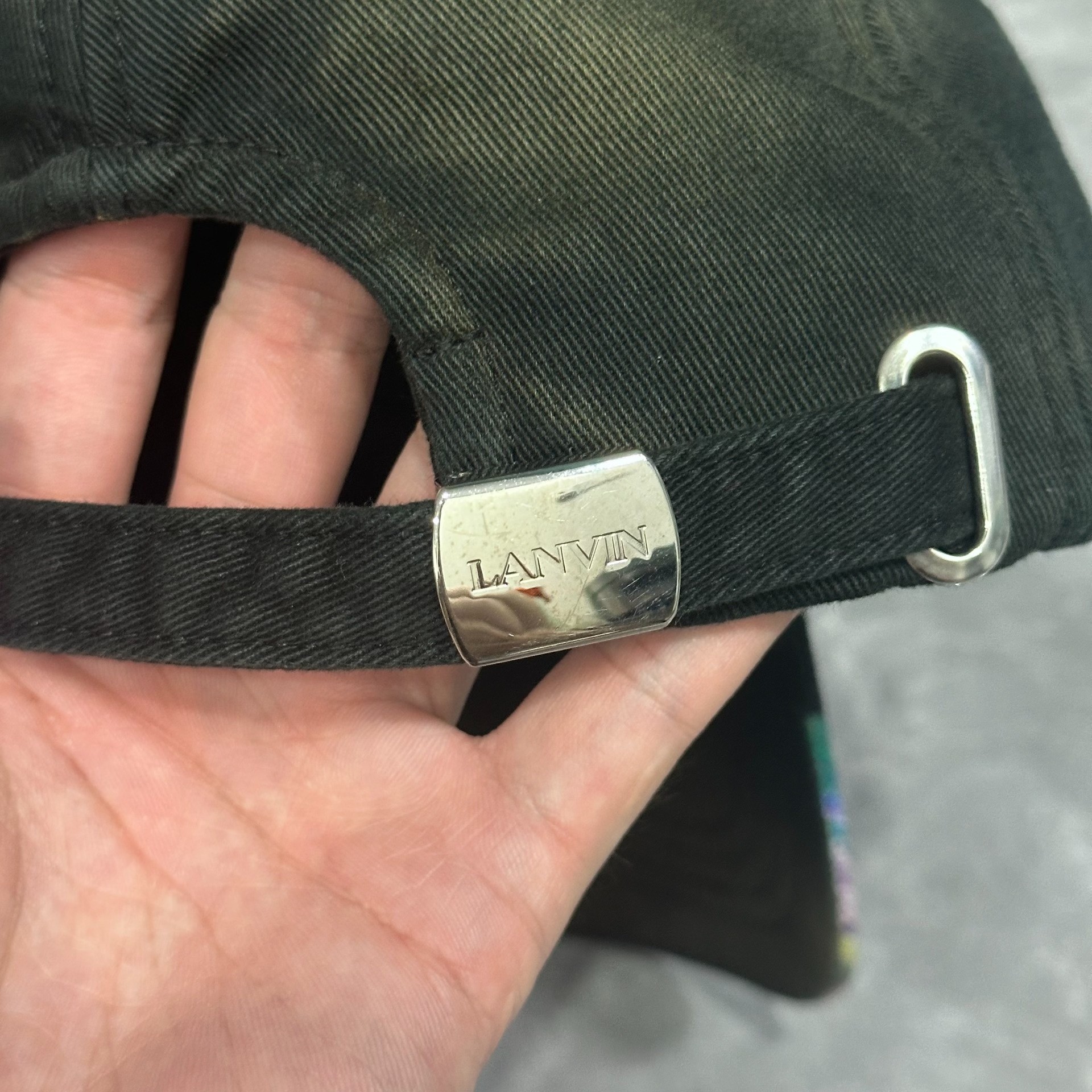 Lanvin Gallery Dept. Baseball Cap — label