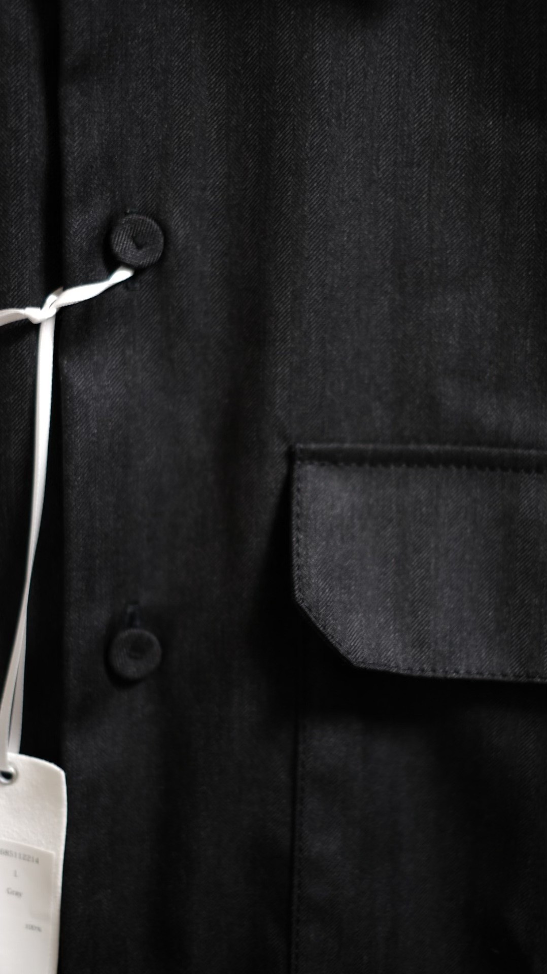 Assemblanc Loro Piana Wool Shirt-Jacket — back
