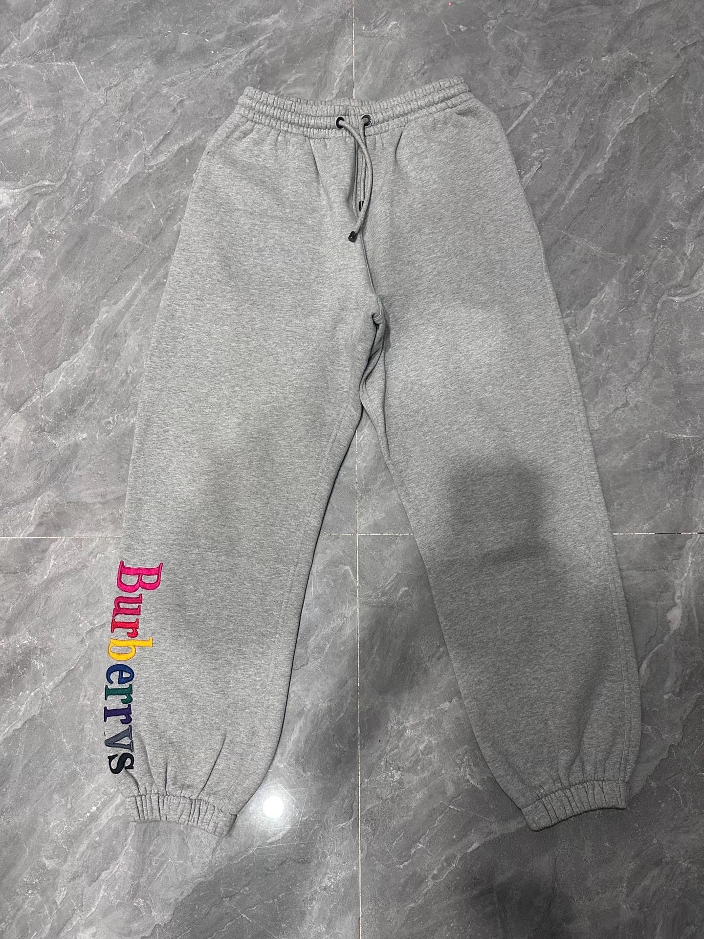 Burberry Rainbow Embroidery Loose Joggers