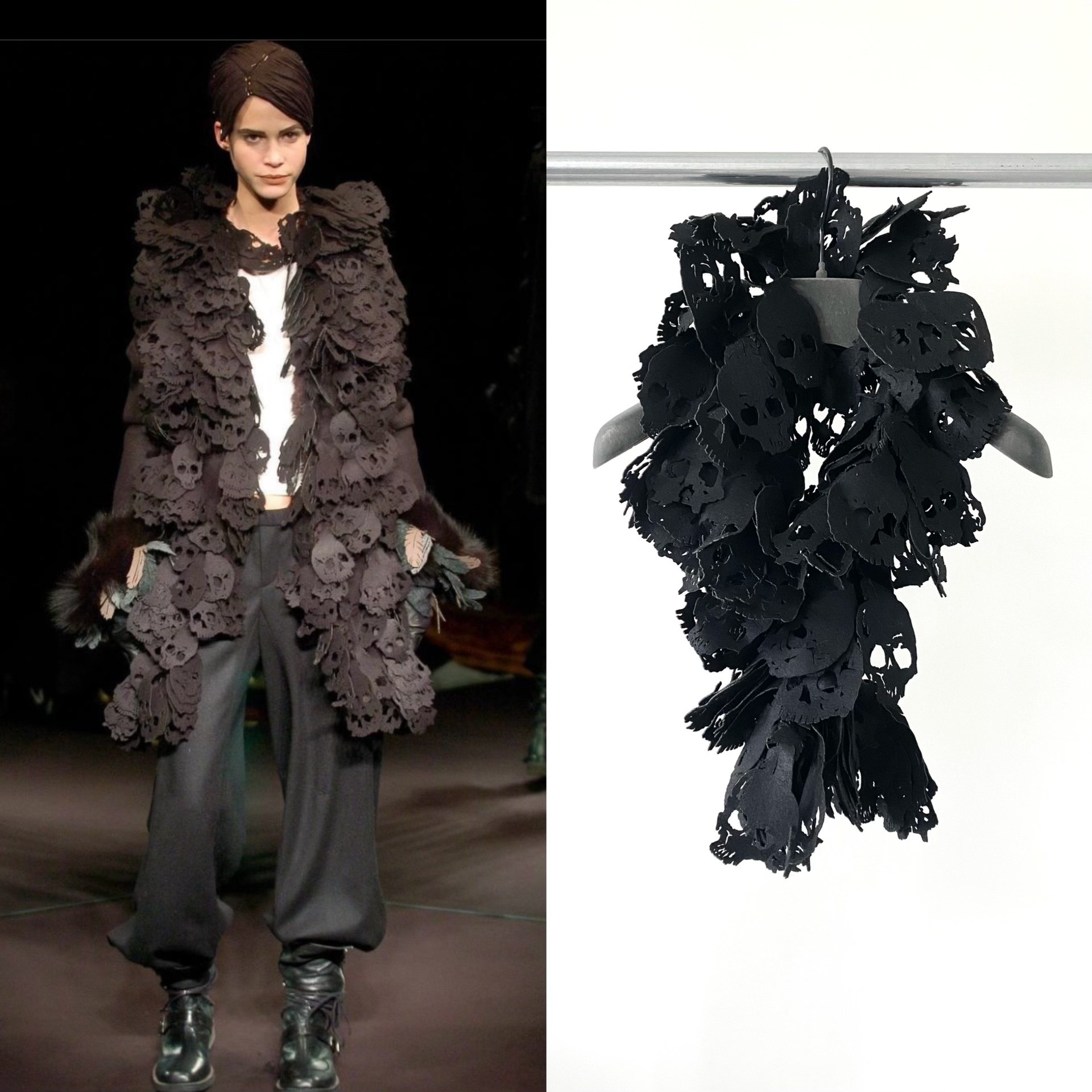Undercover 2005 Skull Slice Scarf