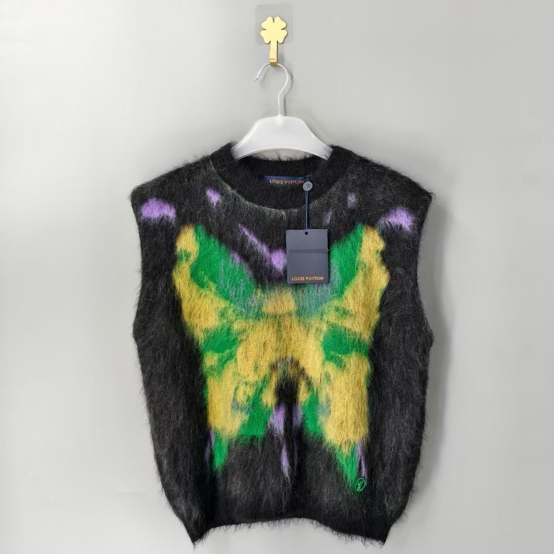 Louis Vuitton Butterfly Mohair Vest