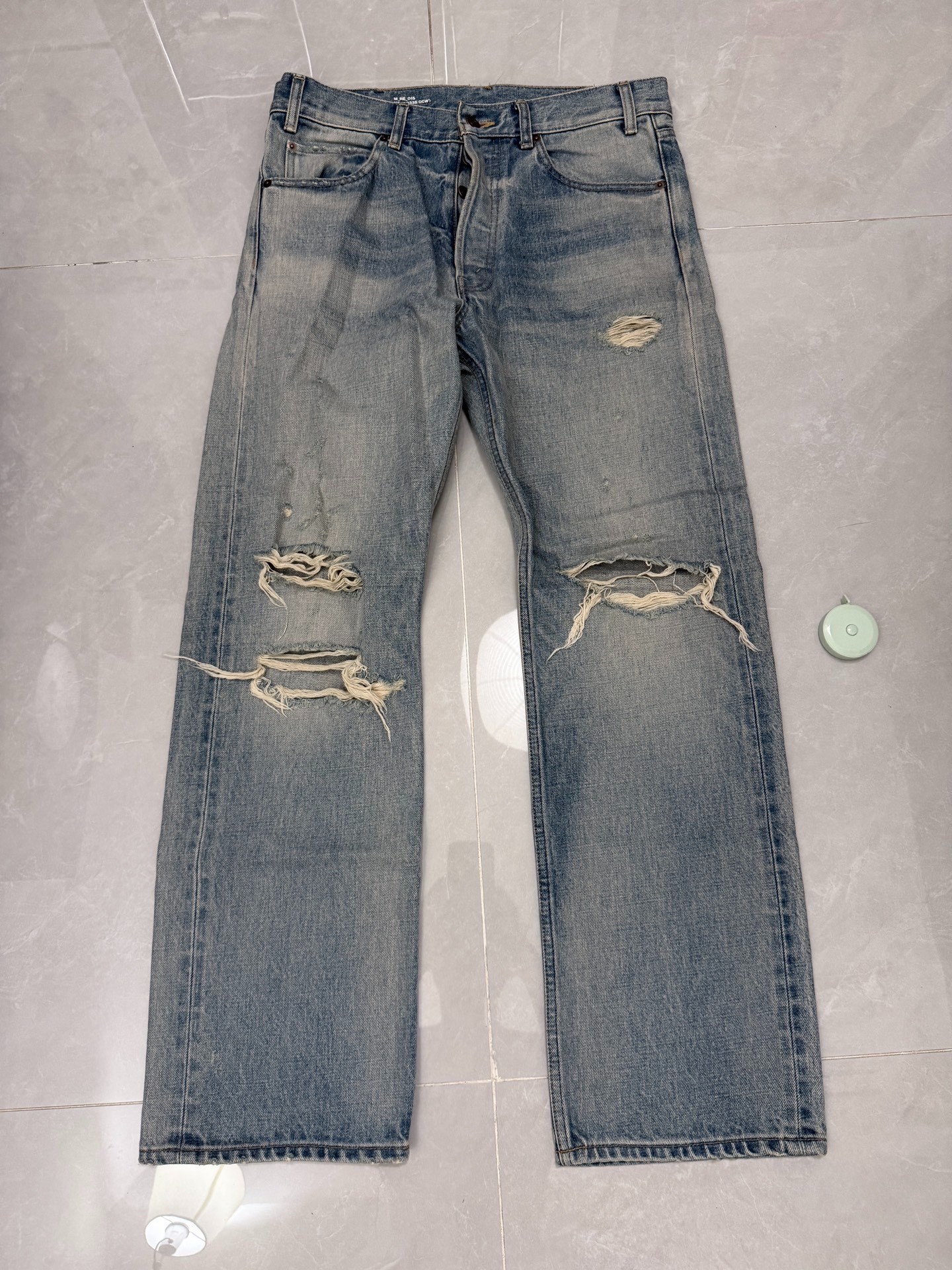 Celine SS23 Men’s Loose Ripped Jeans