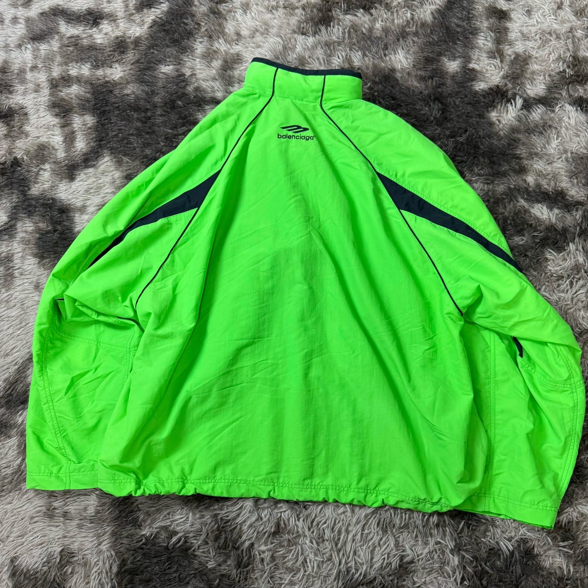 Balenciaga SS22 3B Sports Green Jacket — front
