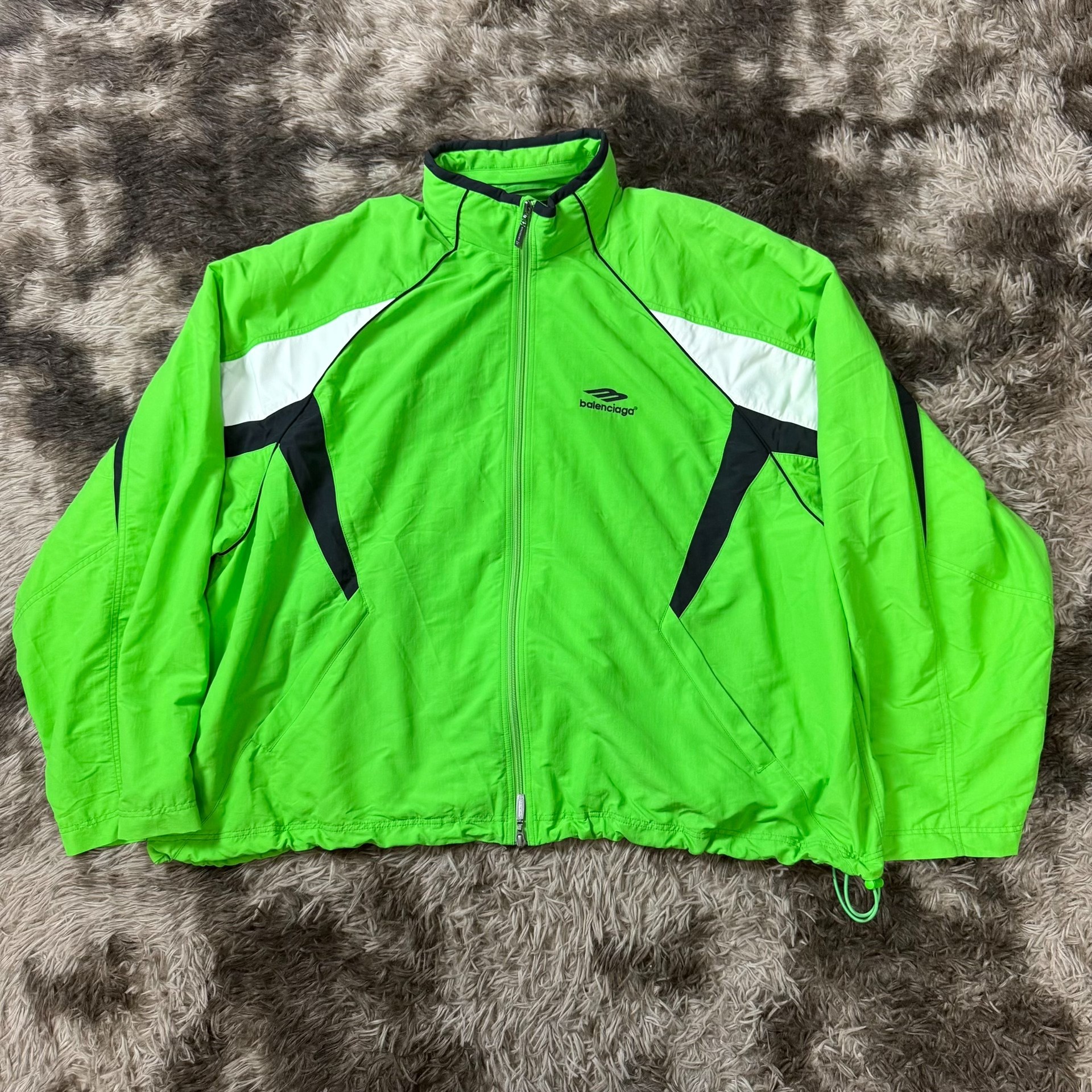 Balenciaga SS22 3B Sports Green Jacket