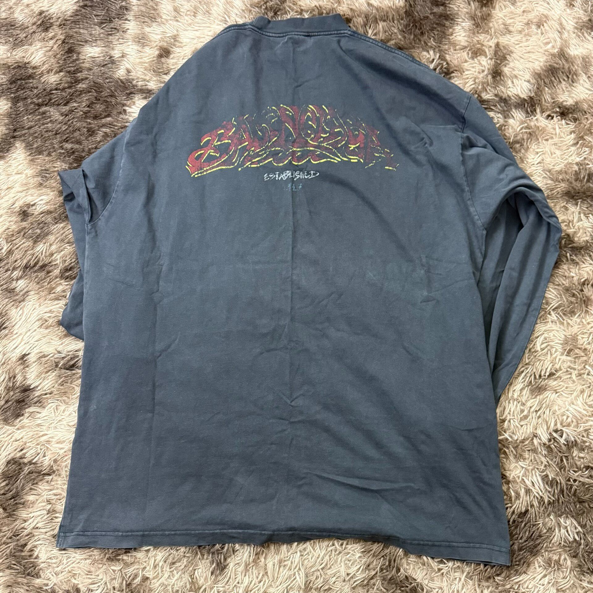 Balenciaga Offshore 23ss Flame Sweatshirt — back