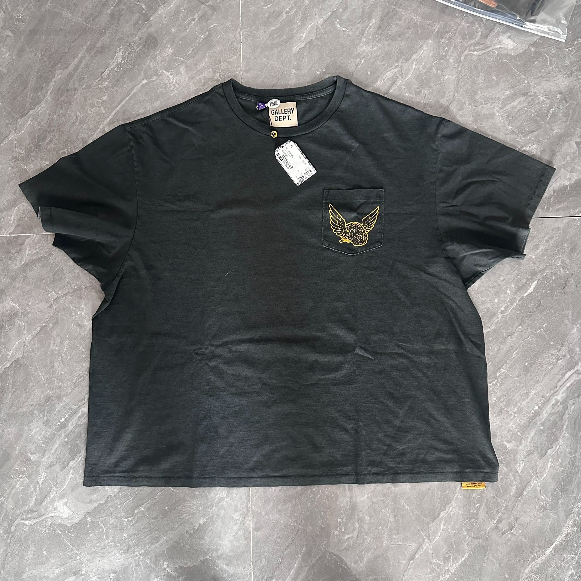 Gallery Dept Dark Gray Oversized T-Shirt