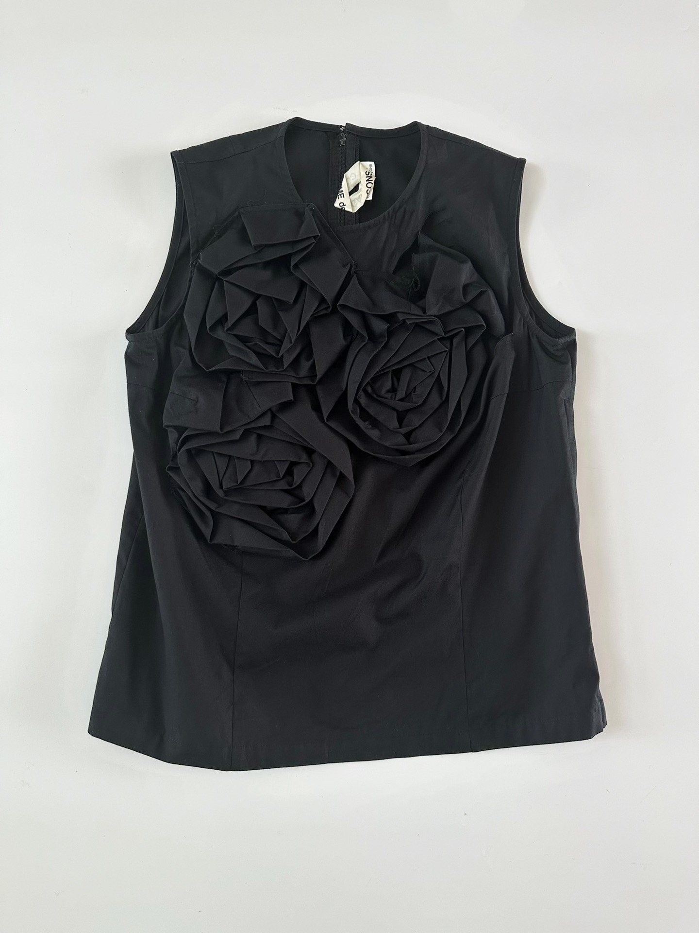 Comme des Garçons 3D Rose Sleeveless Top