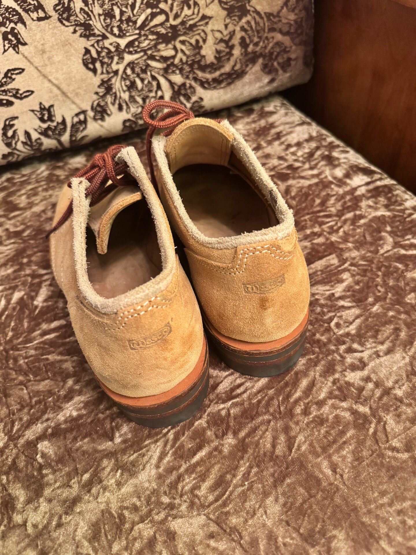 Wesco JH Classics Low-Top Suede Boots — detail