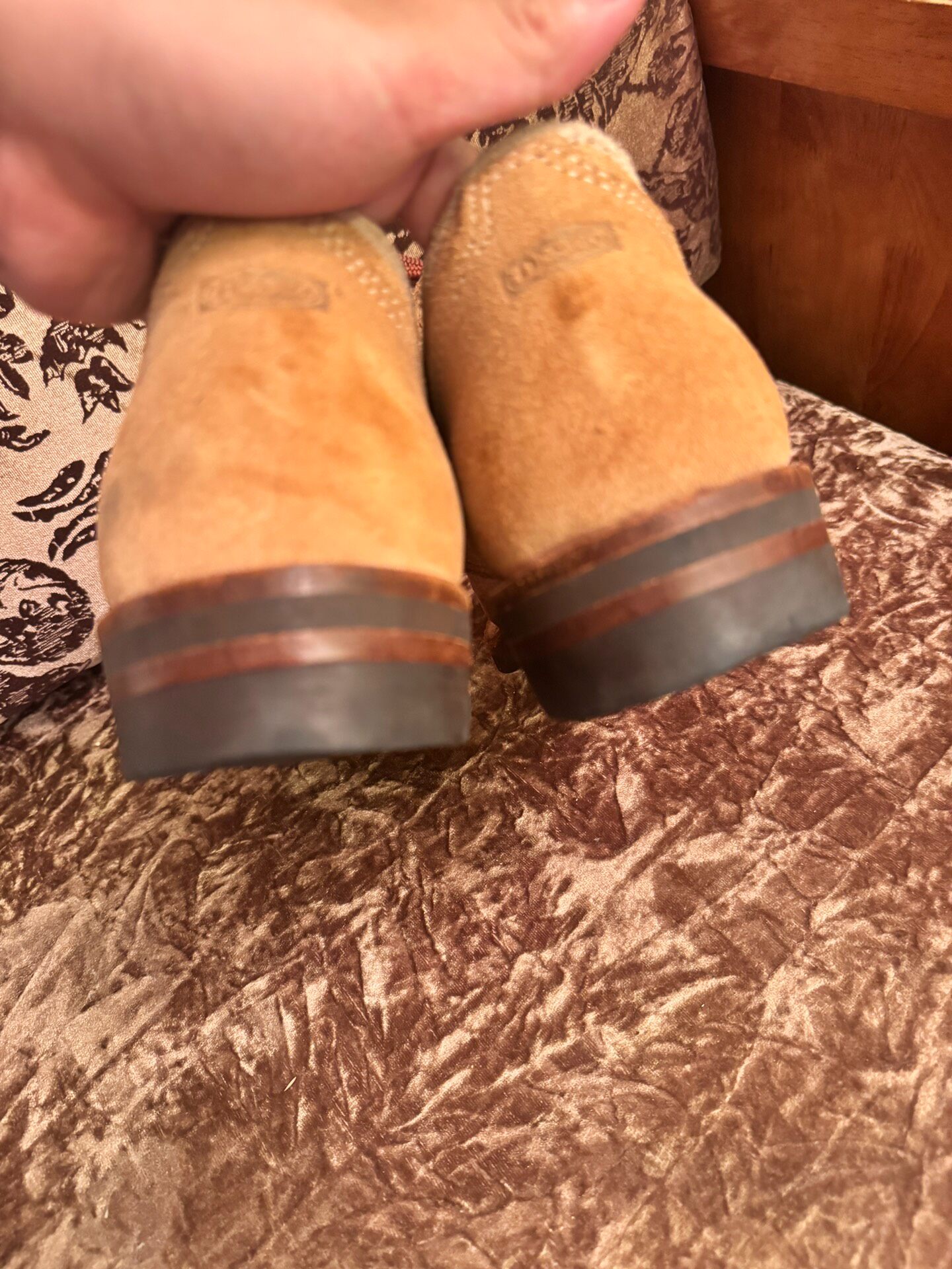 Wesco JH Classics Low-Top Suede Boots — front