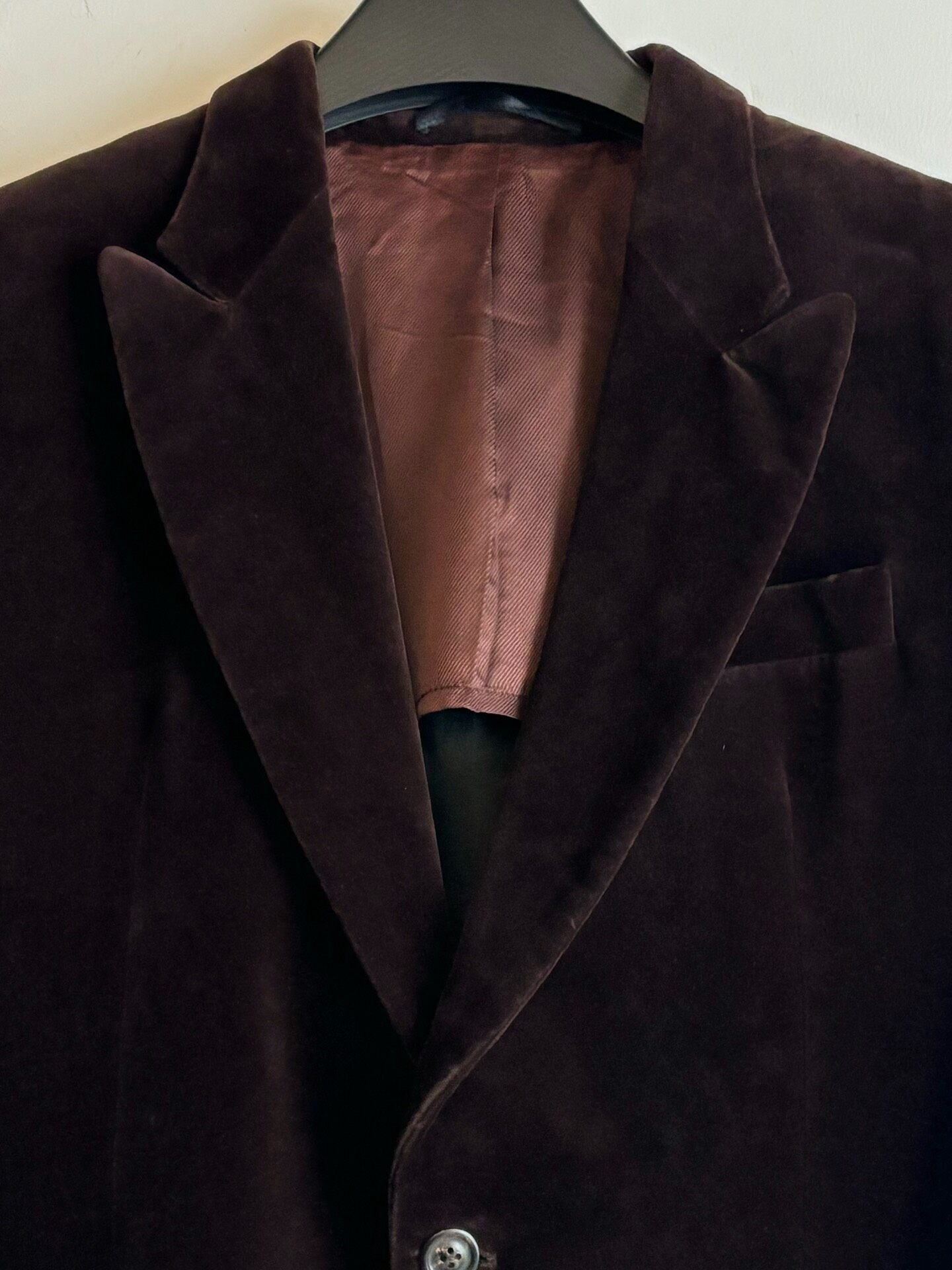Maison Martin Margiela 2001 Velvet Blazer — detail