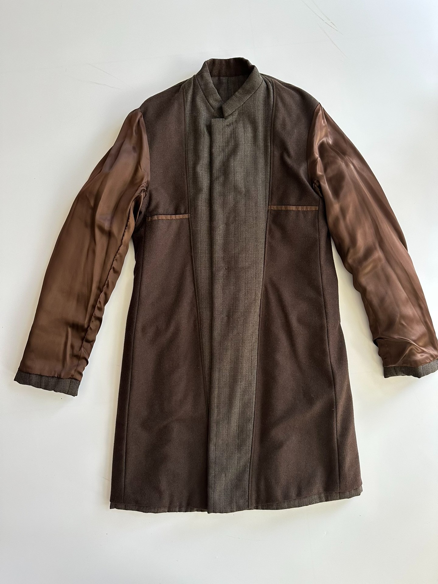 Dries Van Noten Dark Brown Coat — front