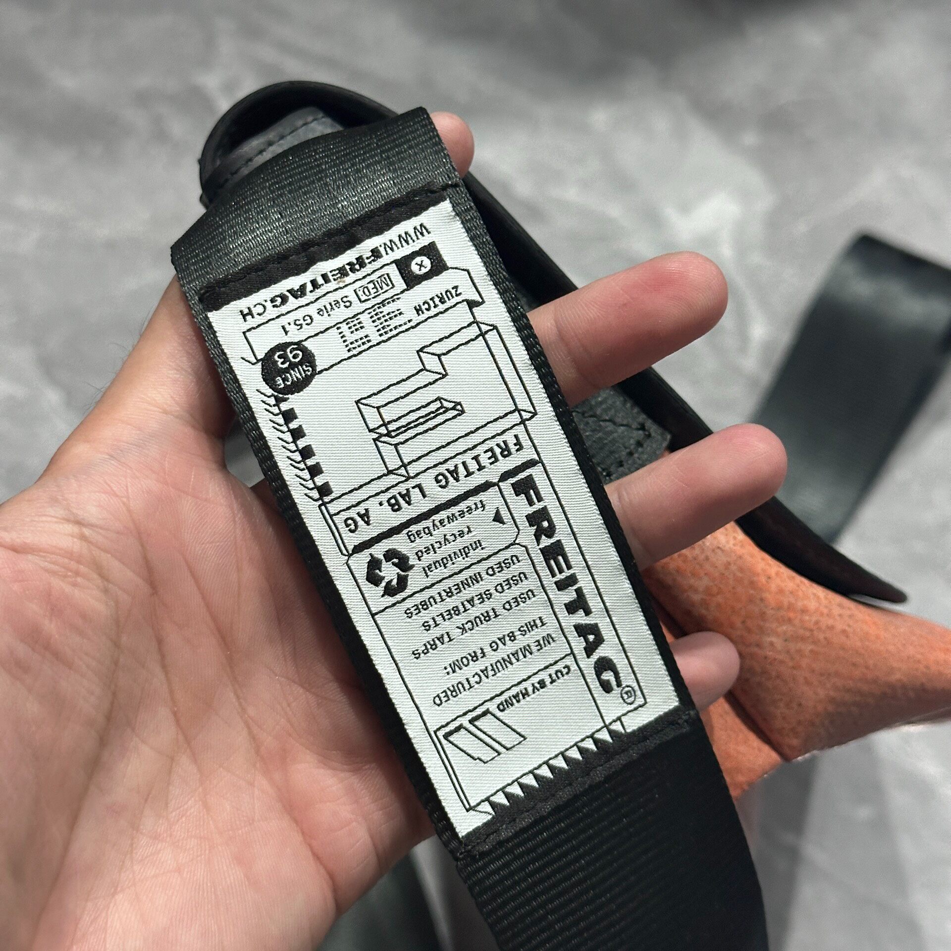 Freitag F41 Crossbody Messenger Bag — detail
