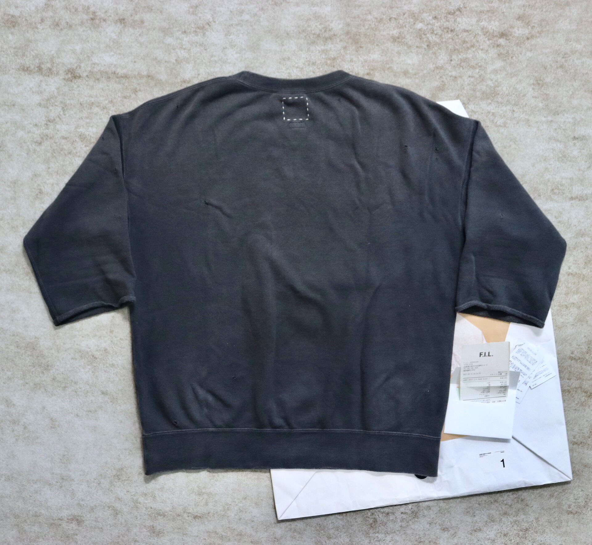 Visvim Jumbo 3/4 Sleeve Sweatshirt — detail