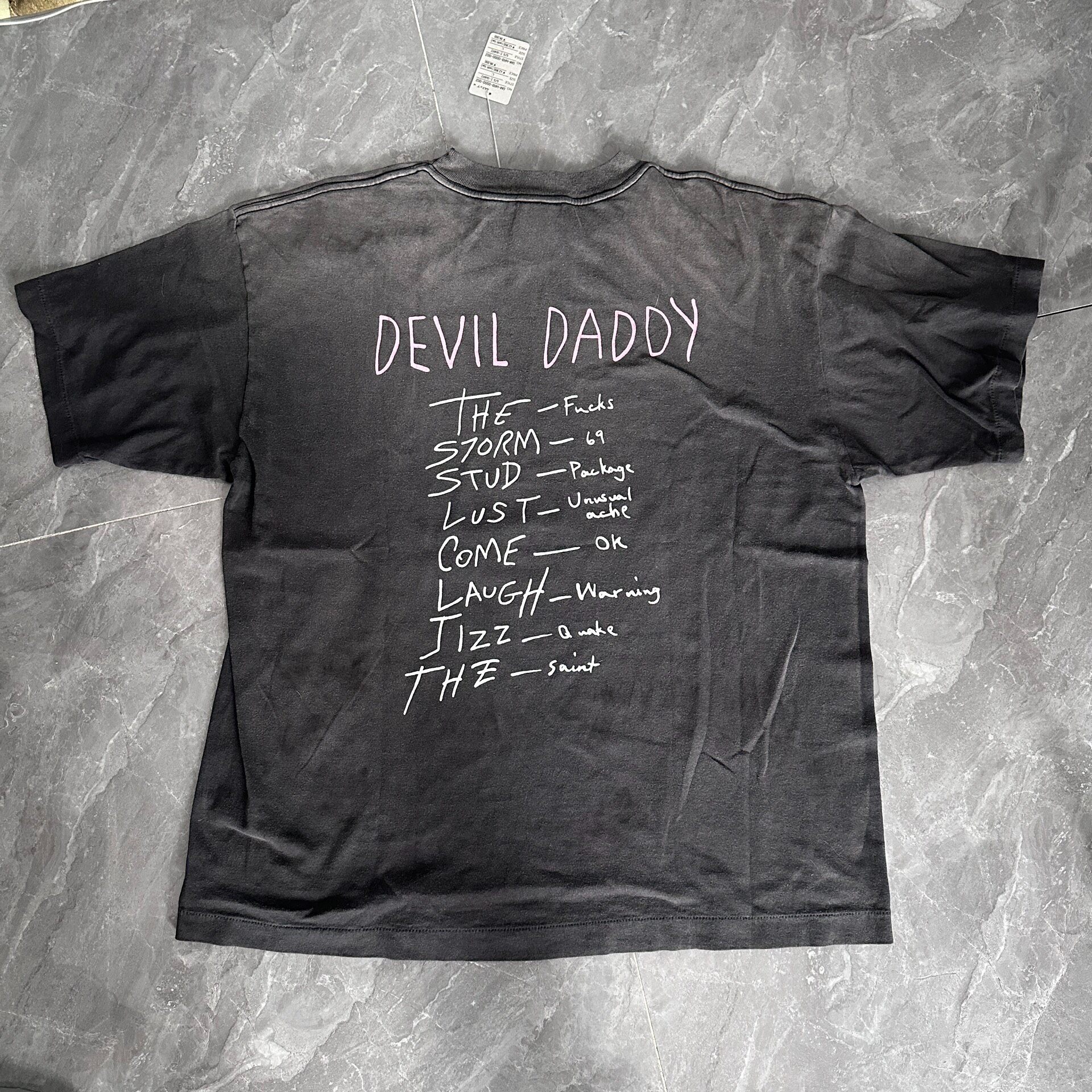 Saint Mxxxxxx SS25 Flame Print T-Shirt — front