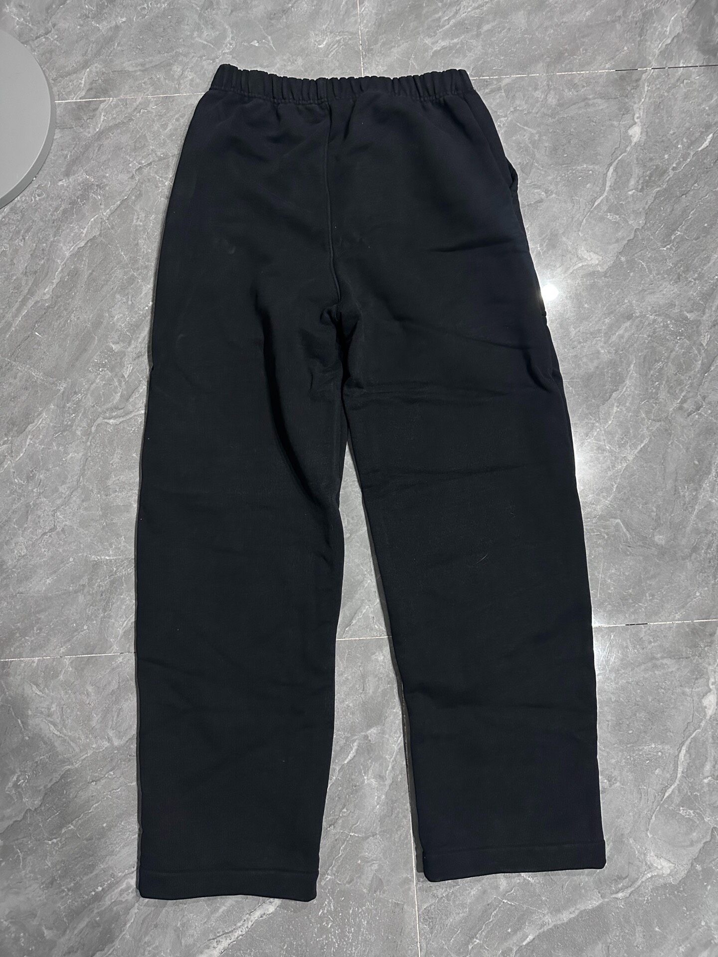 Ami Paris Black Heart Wide-leg Sweatpants — front