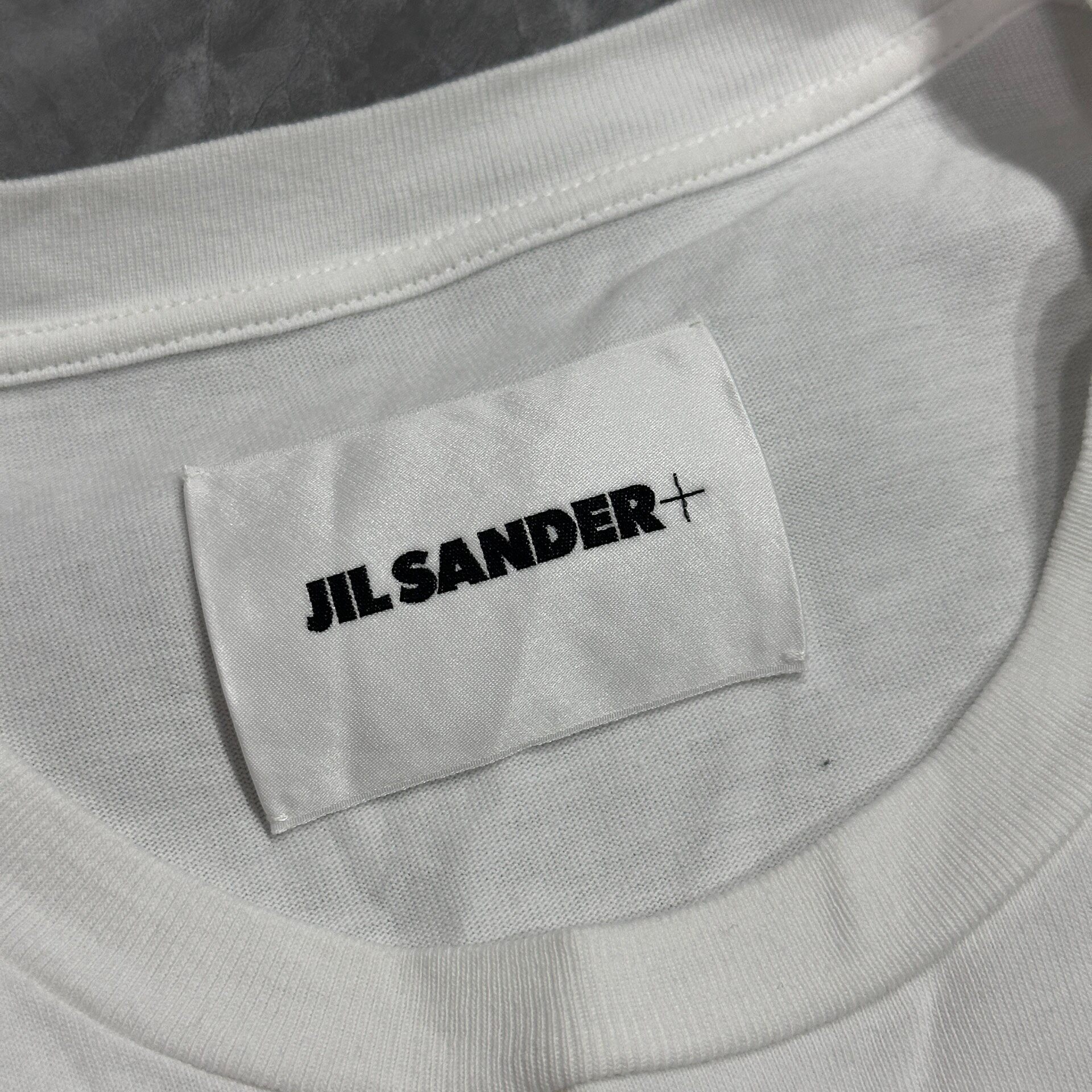 Jil Sander White Short Sleeve T-Shirt — detail