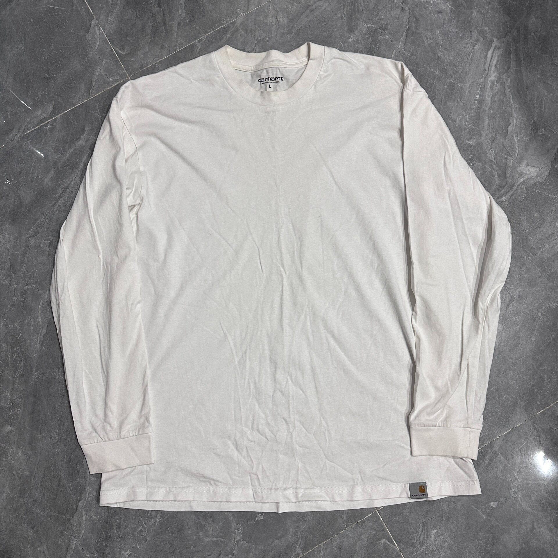 Carhartt White Long-Sleeve Shirt