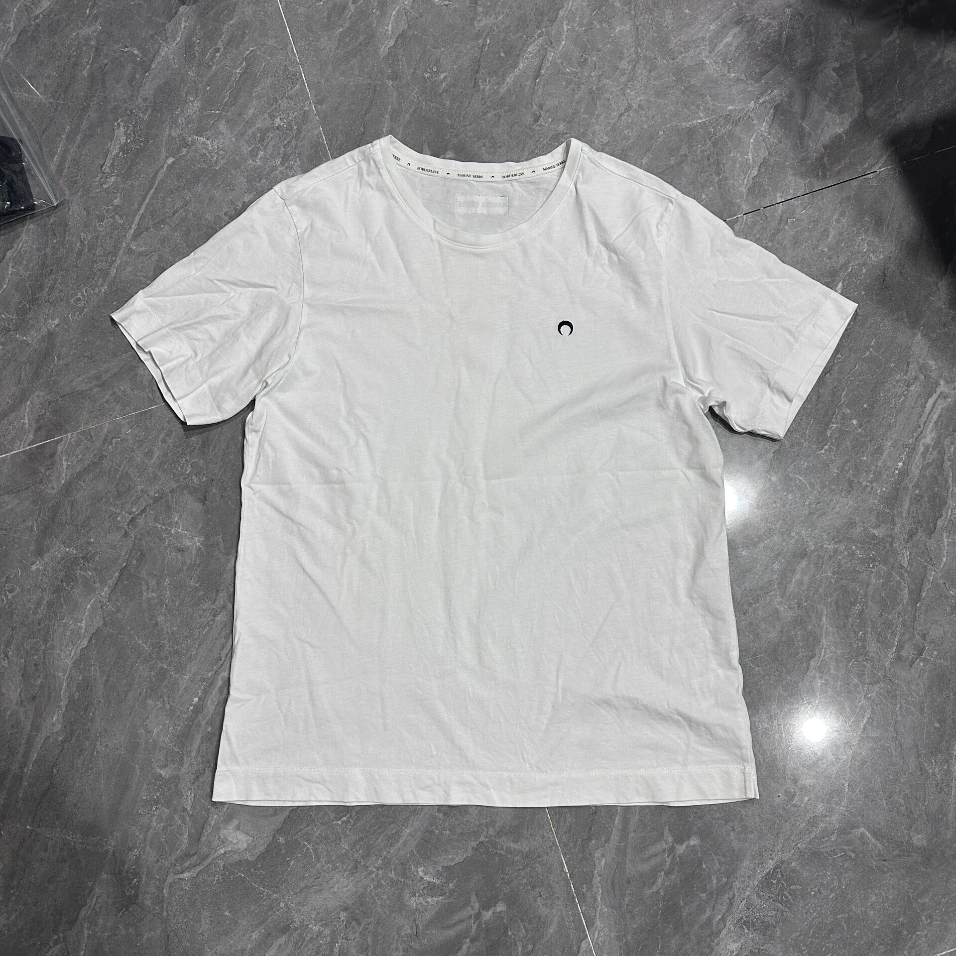 Marine Serre White Moon Logo T-Shirt